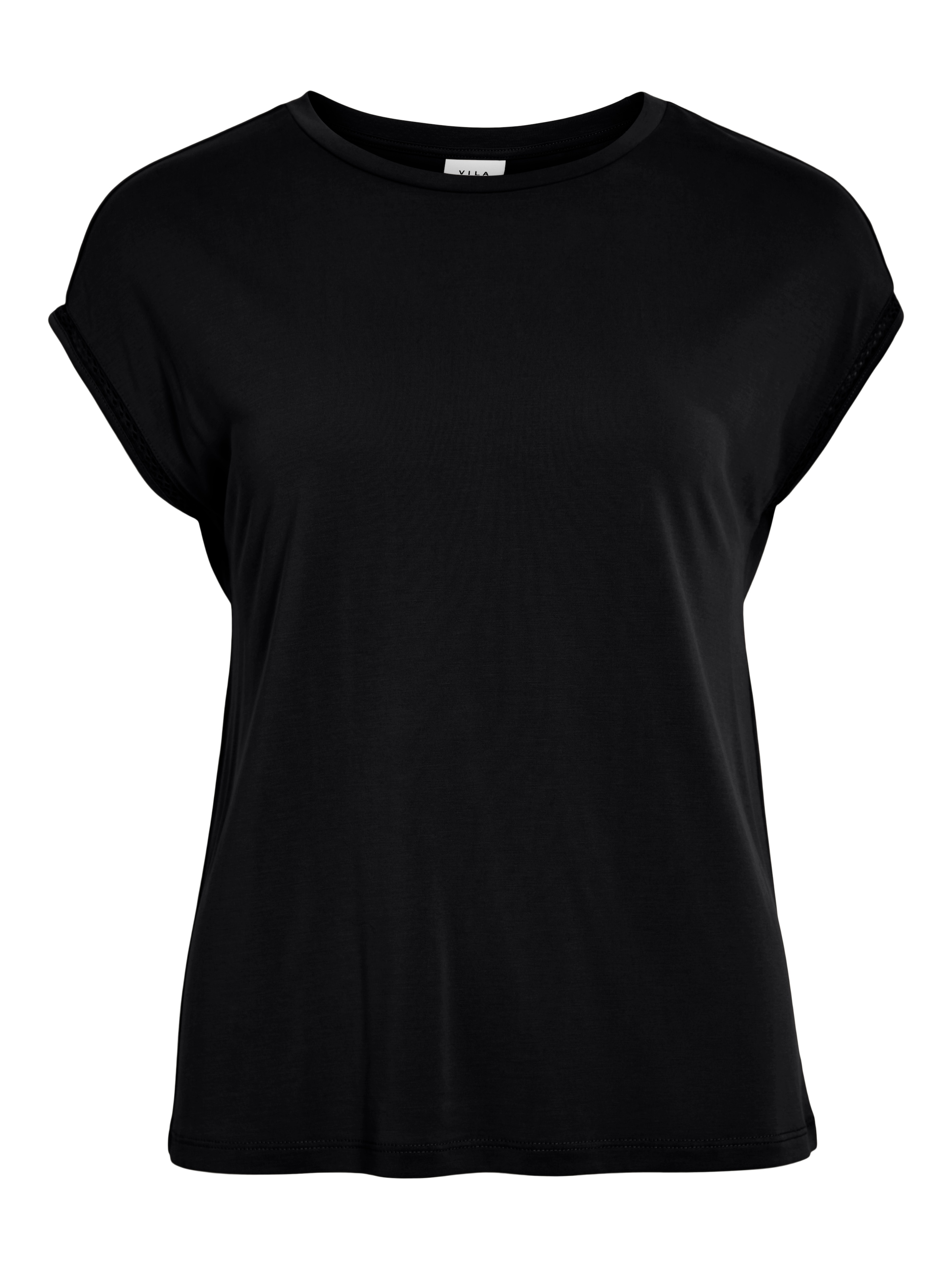 Vila Kurzarmshirt »VIMODALA C/S O-NECK DETAIL TOP - NOOS«