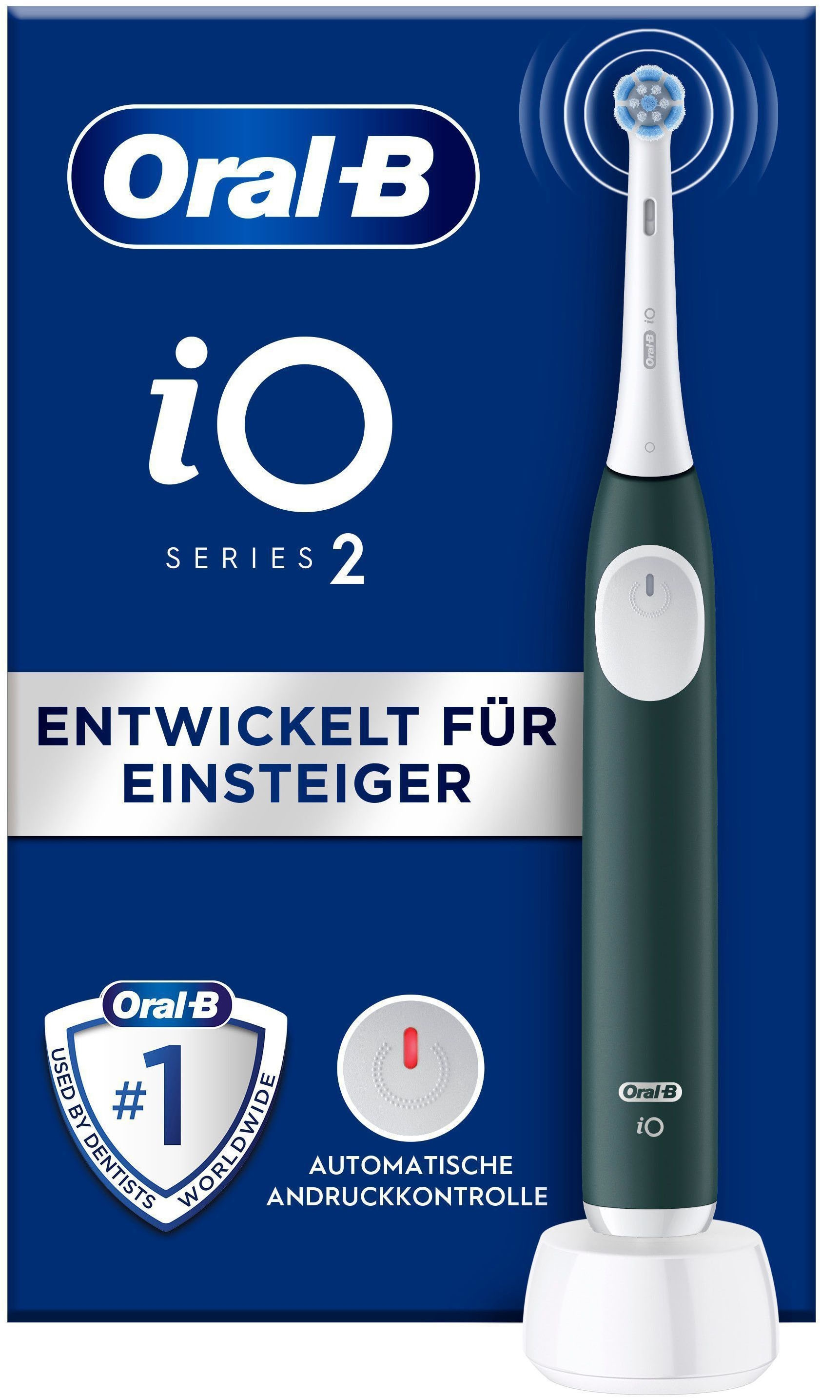 Oral-B Elektrische Zahnbürste »iO Series 2«, 1 St. Aufsteckbürsten, für die sanfte Reinigung