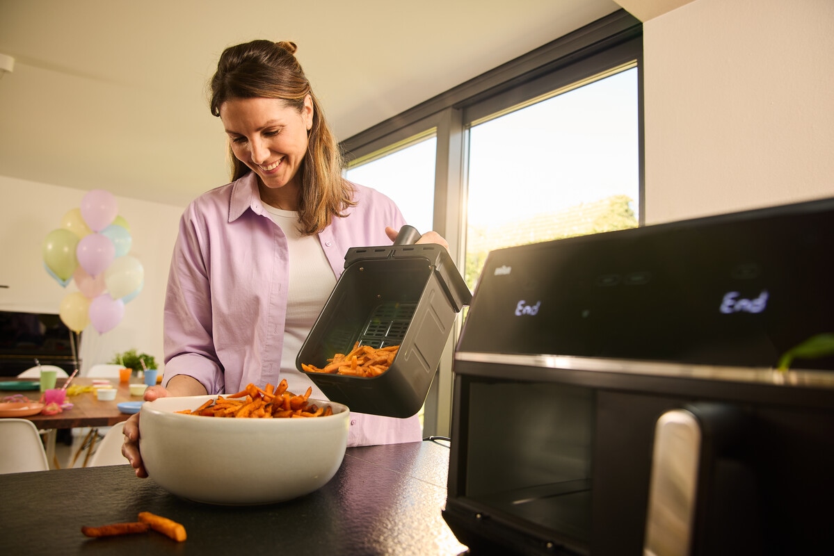 Braun Heißluftfritteuse »TwinCook TD 5030 I BK« 2400 W