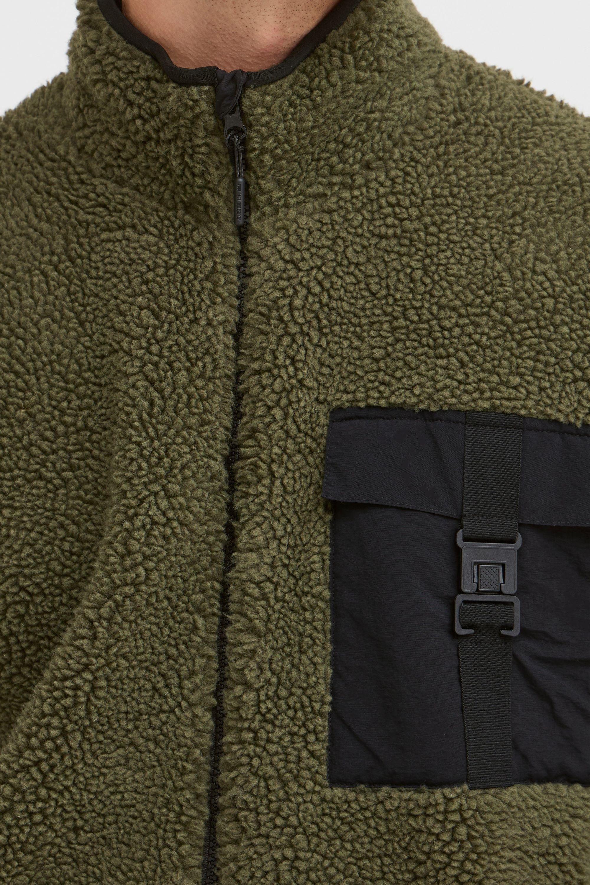 Indicode Fellimitatjacke »Fellimitatjacke IDTrautmar«, ohne Kapuze