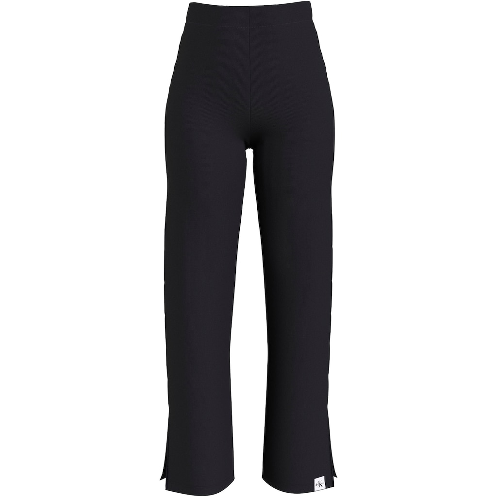 Calvin Klein Jeans Sweatpants »TAB SPLIT STRAIGHT RIB PANTS«