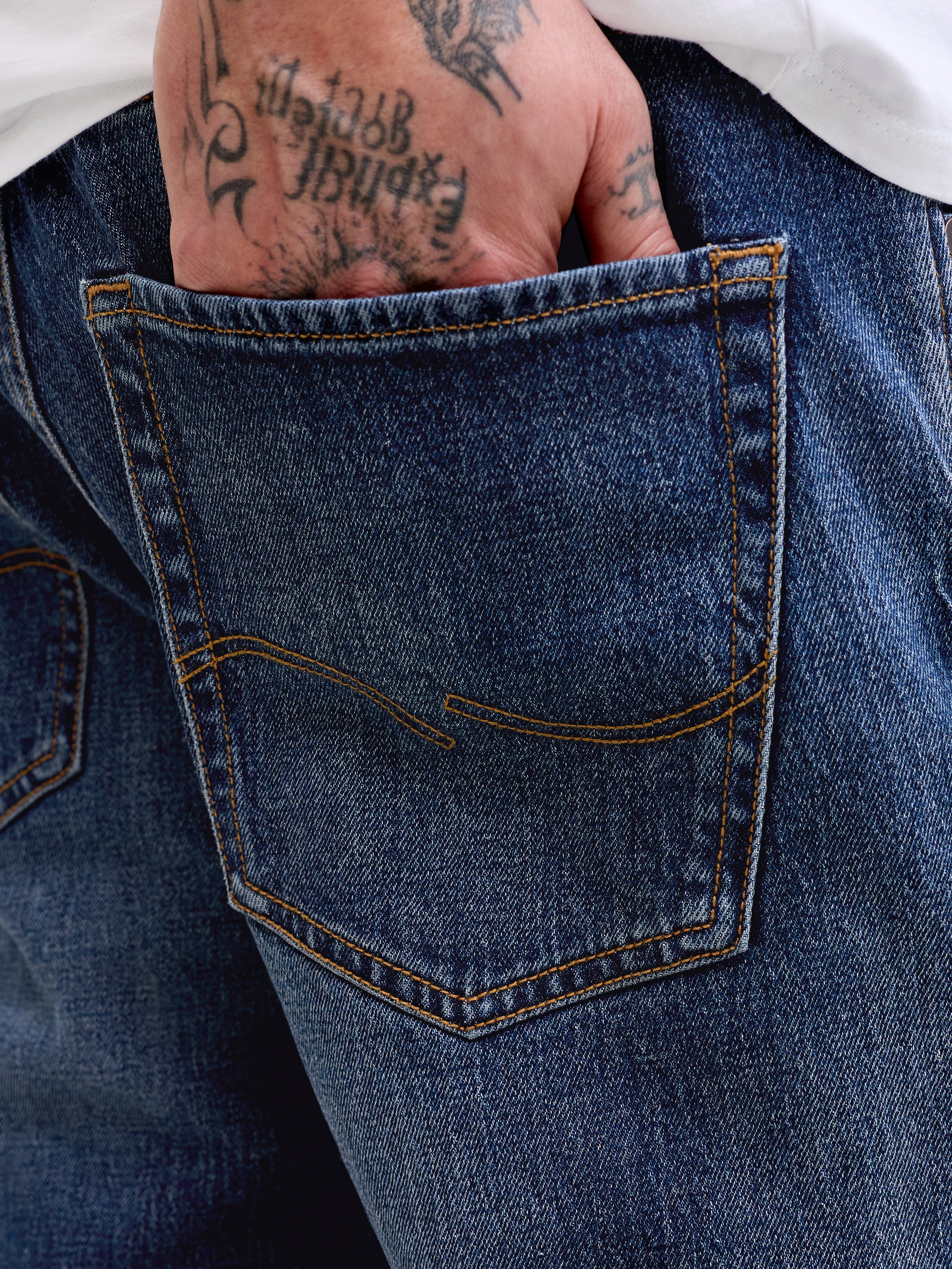 Jack & Jones 1100000002199 »JJIMIKE JJORIGINAL CJ SN« mit Five-Pocket-Design