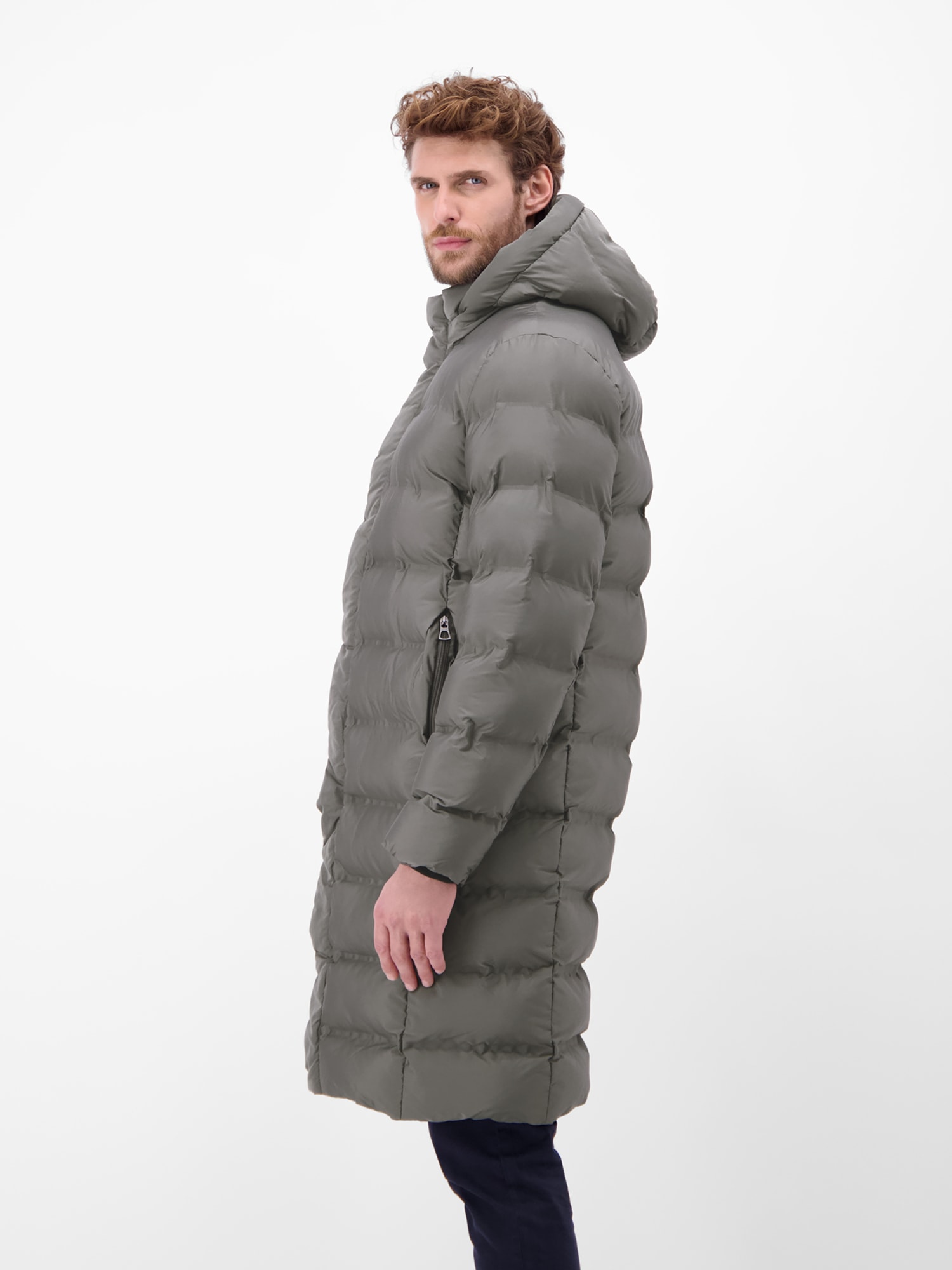 LERROS Wintermantel »LERROS Herren Stepp-Parka mit abnehmbarer Kapuze« Keine Angabe