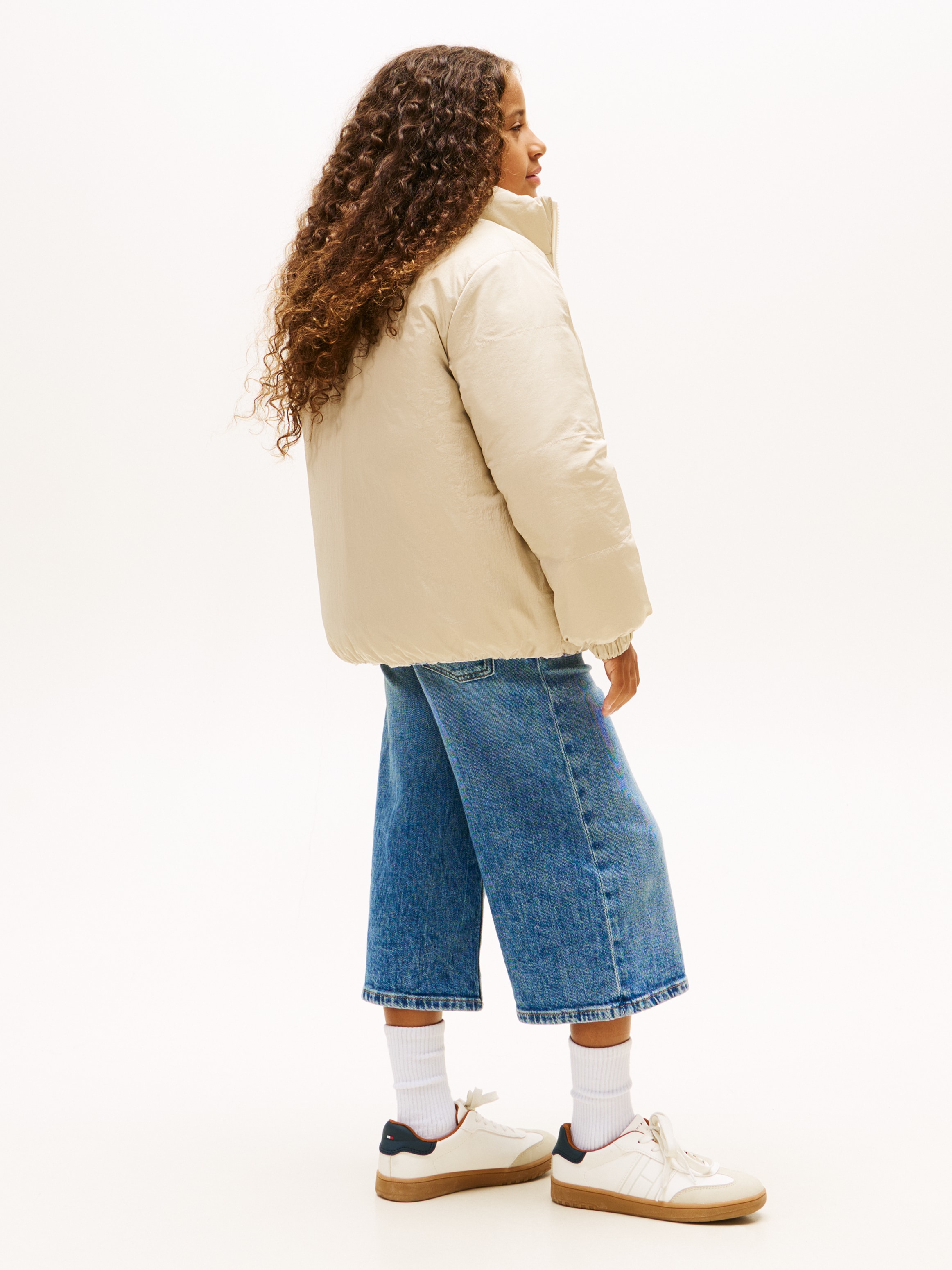 Tommy Hilfiger Wendejacke »FLOWER AOP REVERSIBLE PUFFER« ohne Kapuze Regular fit, Kinder bis 16 Jahre