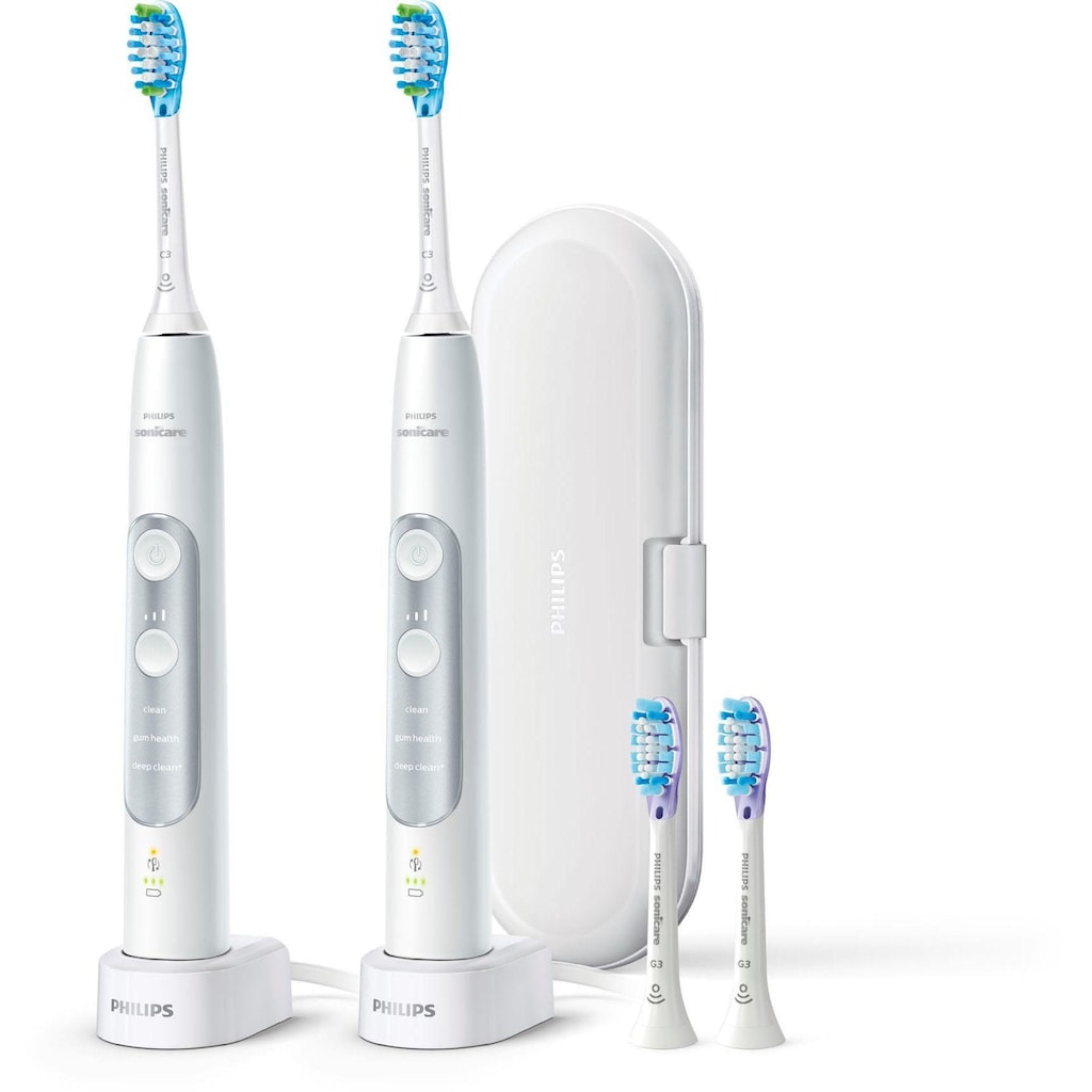 Philips Sonicare Elektrische Zahnbürste »HX9611/19«, 4 St. Aufsteckbürsten