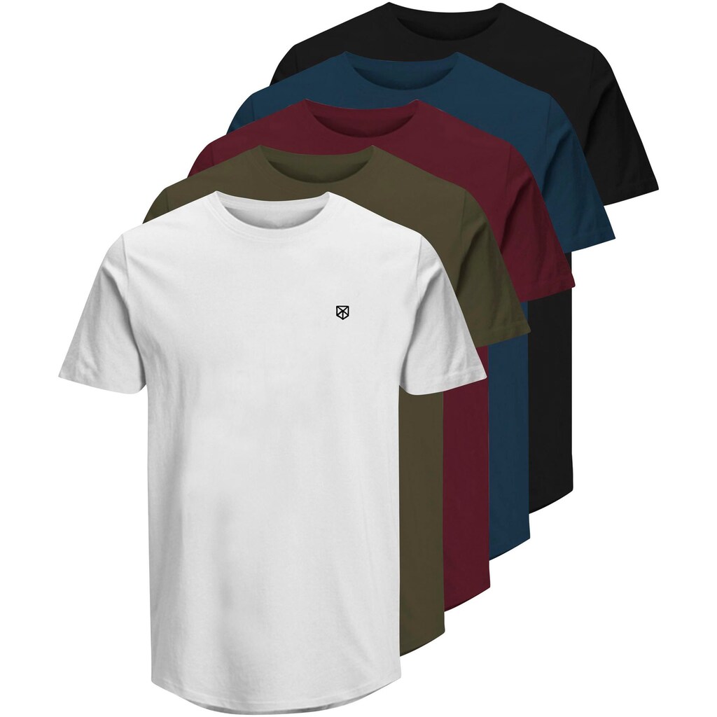 Jack & Jones T-Shirt »BLABRODY TEE 5PK«, (Packung, 5 tlg., 5er-Pack)