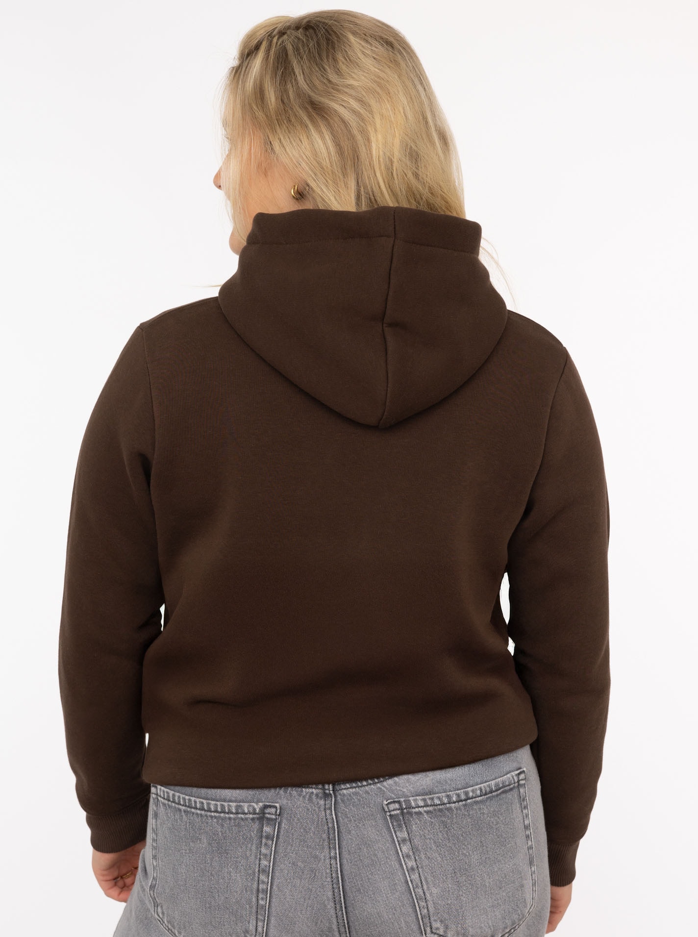 Zwillingsherz Hoodie »"Dackel"«, Stickerei vorne, weiche Fleeceinnenseite, bedruckte Kordel