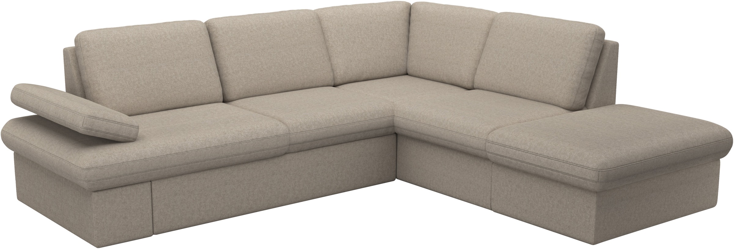 sit&more Ecksofa »Moreno«, mit Armteilverstellung,wahlweise mit Bettfunktion