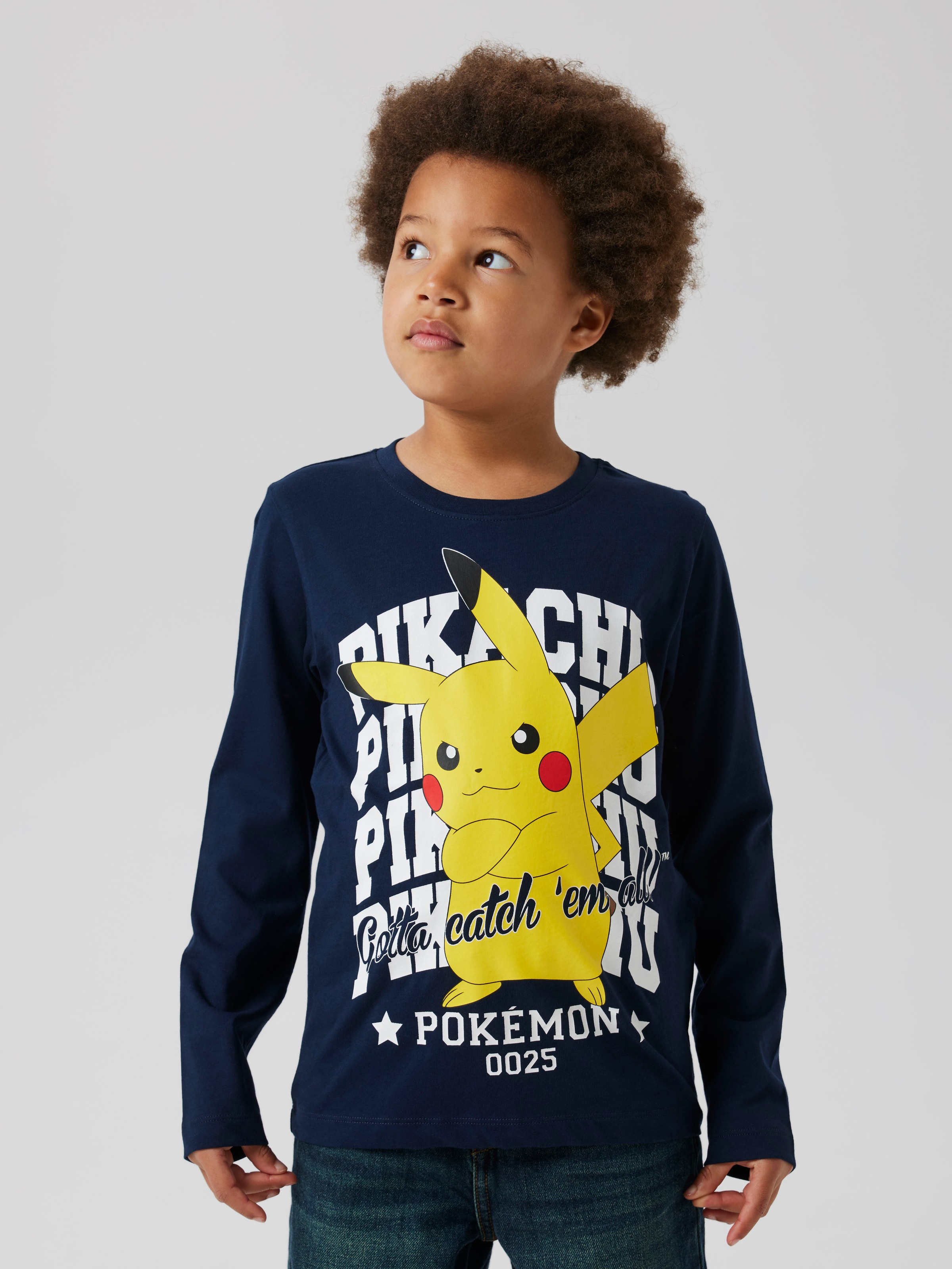 Name It Langarmshirt »NKMAST POKEMON LS NREG TOP BOX NOOS SKY«