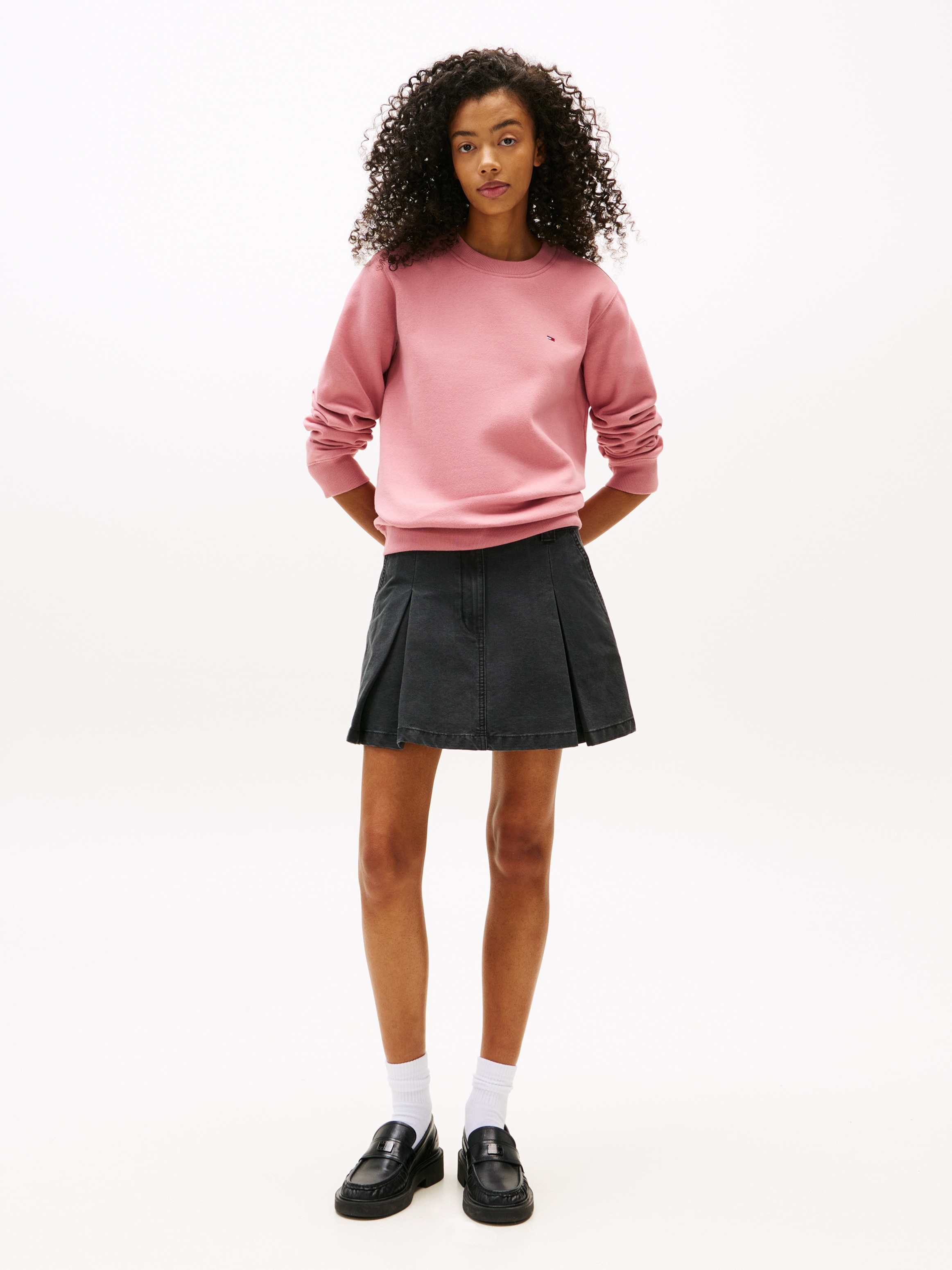 Tommy Jeans Sweatshirt »TJW REG S FLAG CREW«, mit Logostickerei