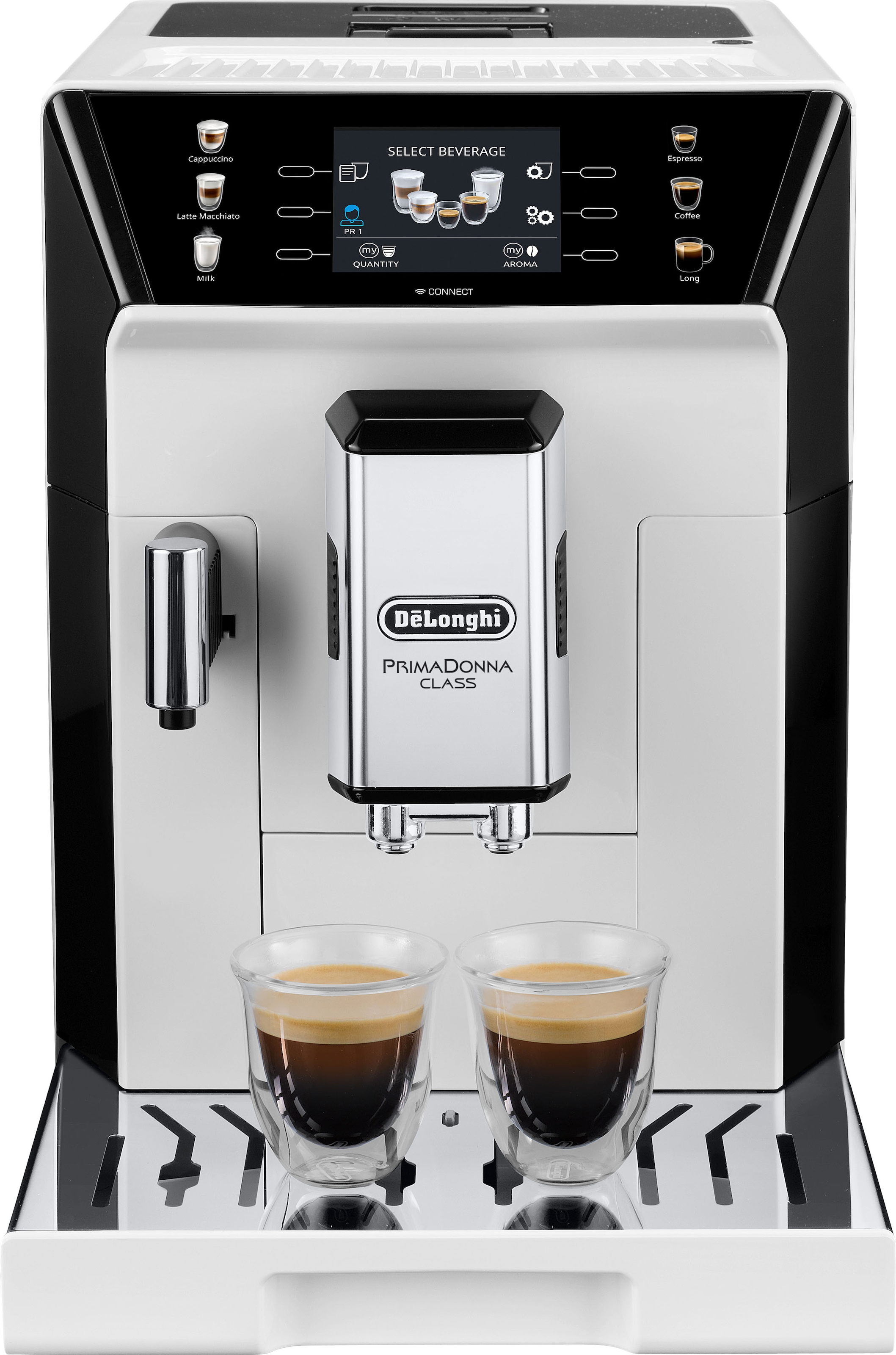 De Longhi Kaffeevollautomat PrimaDonna Class ECAM 550.65.W wei