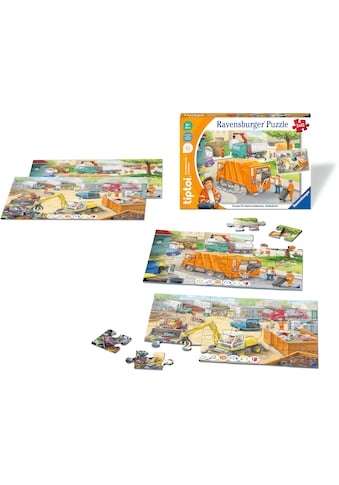 Ravensburger Puzzle »tiptoi® Puzzle für kleine Entdecker: Müllabfuhr«, (2 x 12 Teile)... kaufen