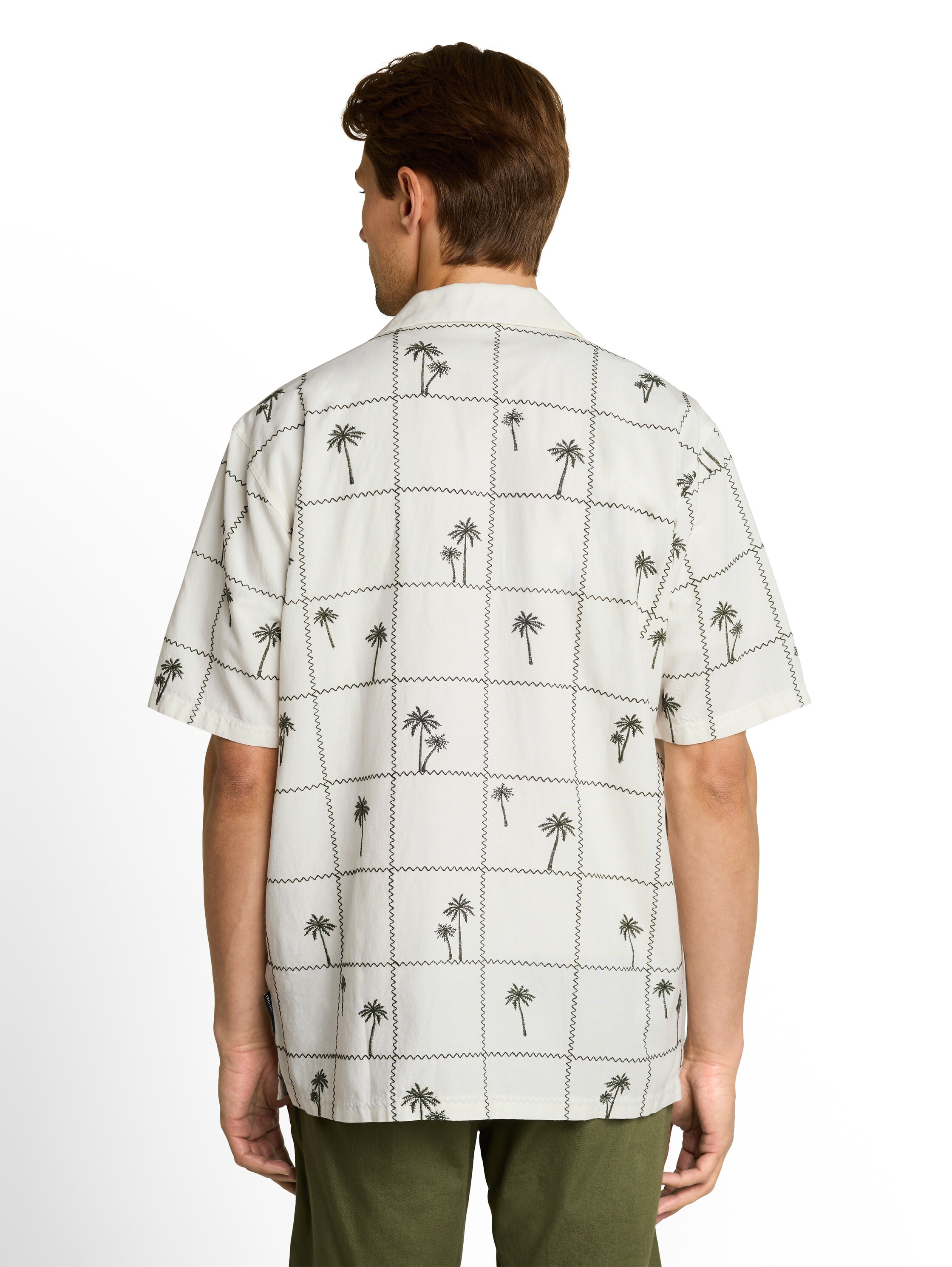 TOM TAILOR Denim Kurzarmshirt Sommerhemd mit Stickereien