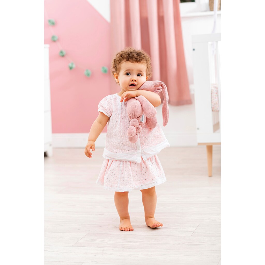 Nattou Kuscheltier »lapidou cuddly cotton Hase, rosa«