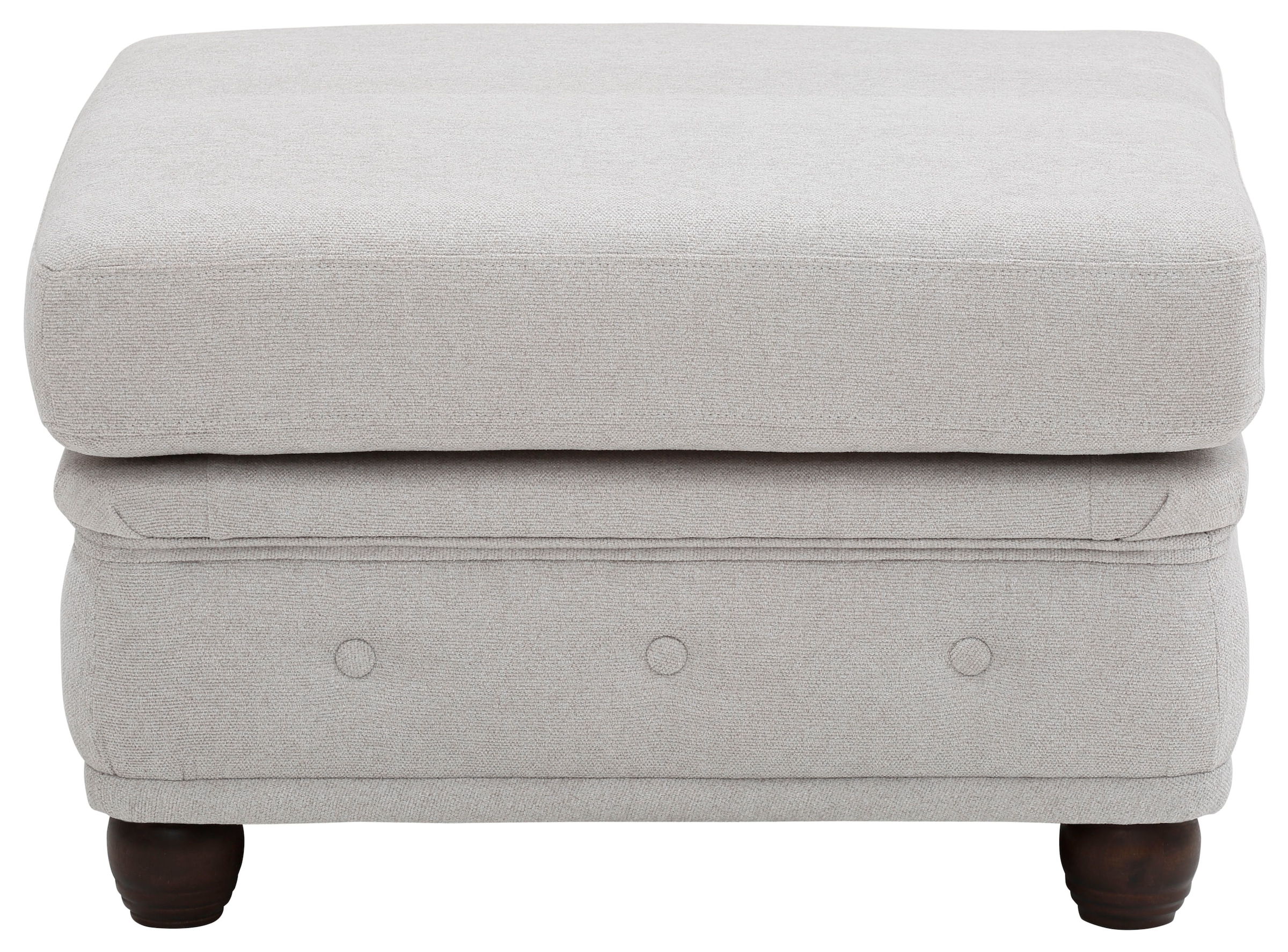 Home affaire Polsterhocker »New Castle«, passend zur "New Castle"-Serie, B/T/H: 75/70/45 cm
