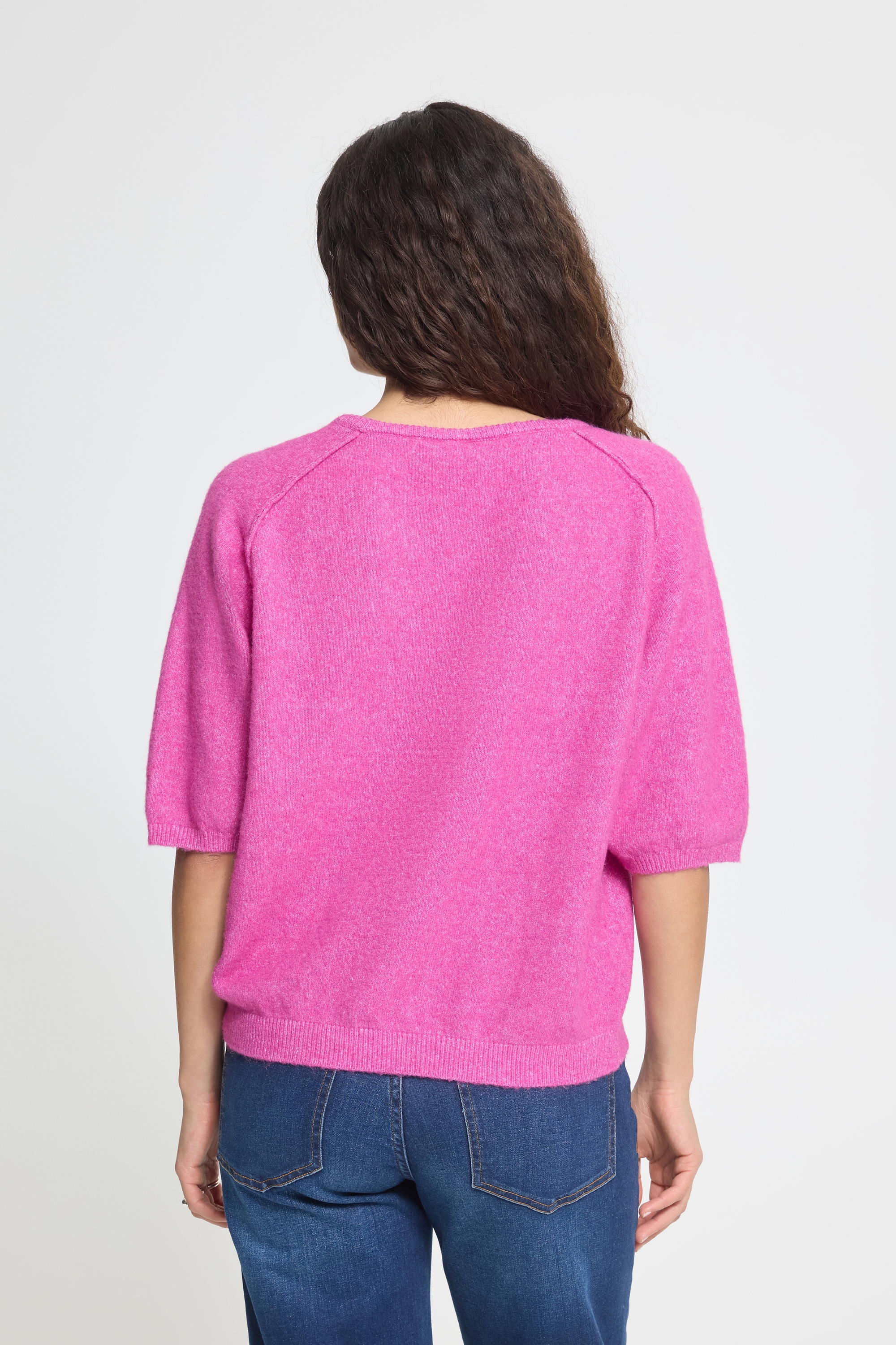Ichi Kurzarmpullover »Damen Kurzarm-Bluse IHDASILA«