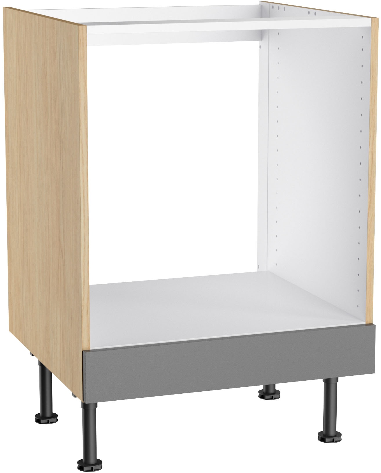 KOCHSTATION Herdumbauschrank »KS-Lucy« Breite 60 cm, 1 Blende, höhenverstellbare Füße