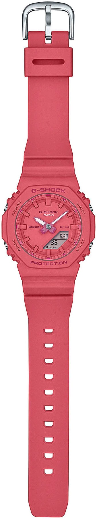 CASIO G-SHOCK Chronograph, Quarzuhr,Armbanduhr Damenuhr,Herrenuhr, bis 20bar wasserd.Resinarmband