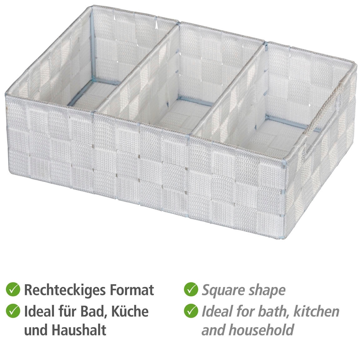 WENKO Organizer »Adria« mit Griff, 3 Fächer