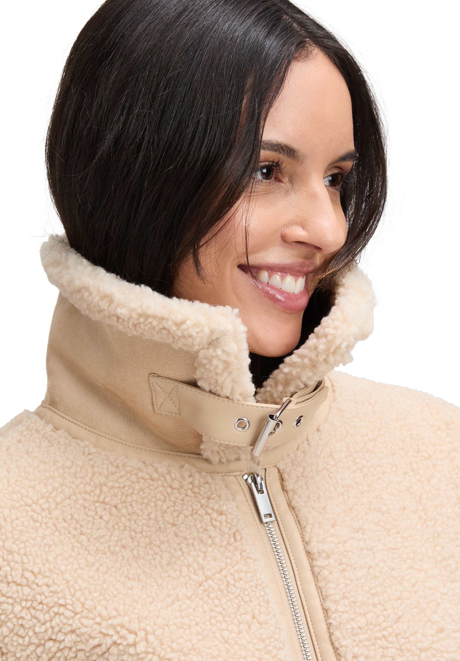 Cartoon Plüschjacke »Plüschjacke mit Eingrifftaschen«
