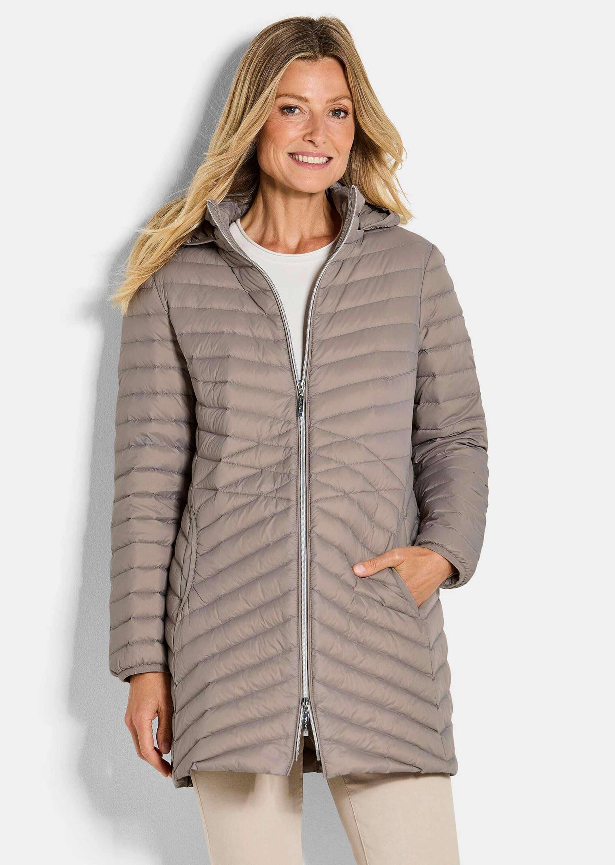 GOLDNER Winterjacke »Daunenmantel mit femininer Steppung«