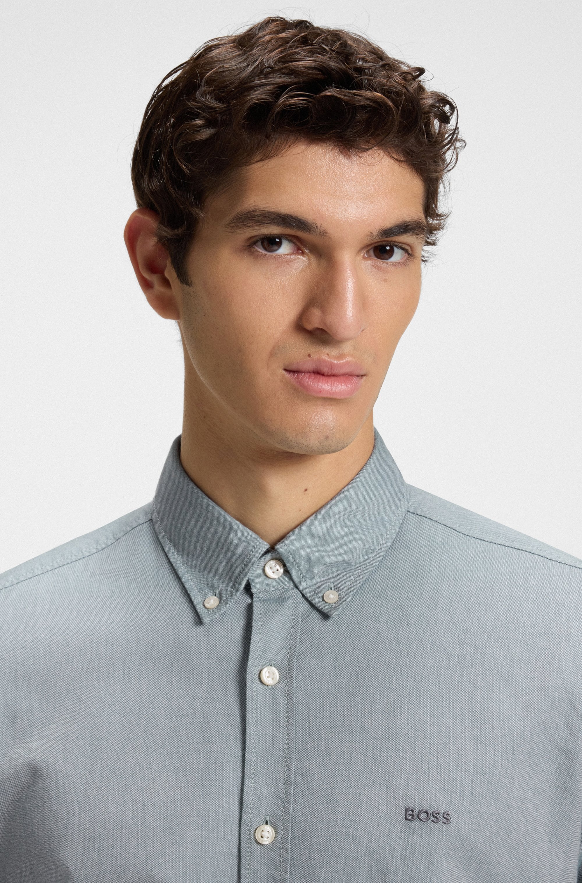 BOSS ORANGE Businesshemd »Rickert«, mit Button-down-Kragen
