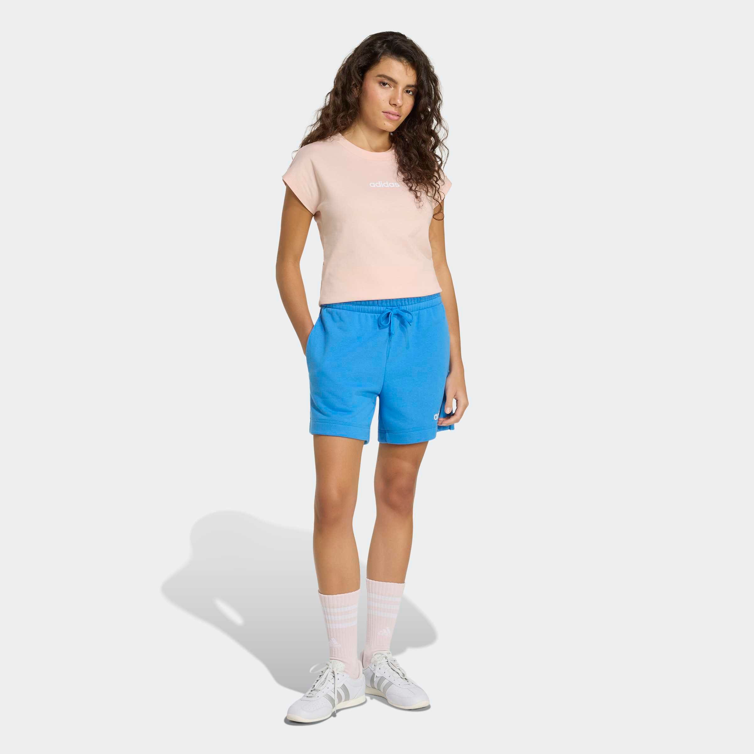 adidas Sportswear T-Shirt »W LIN SJ T« sportlicher Stil, Kurzarm, ohne Verschluss, aus Baumwolle