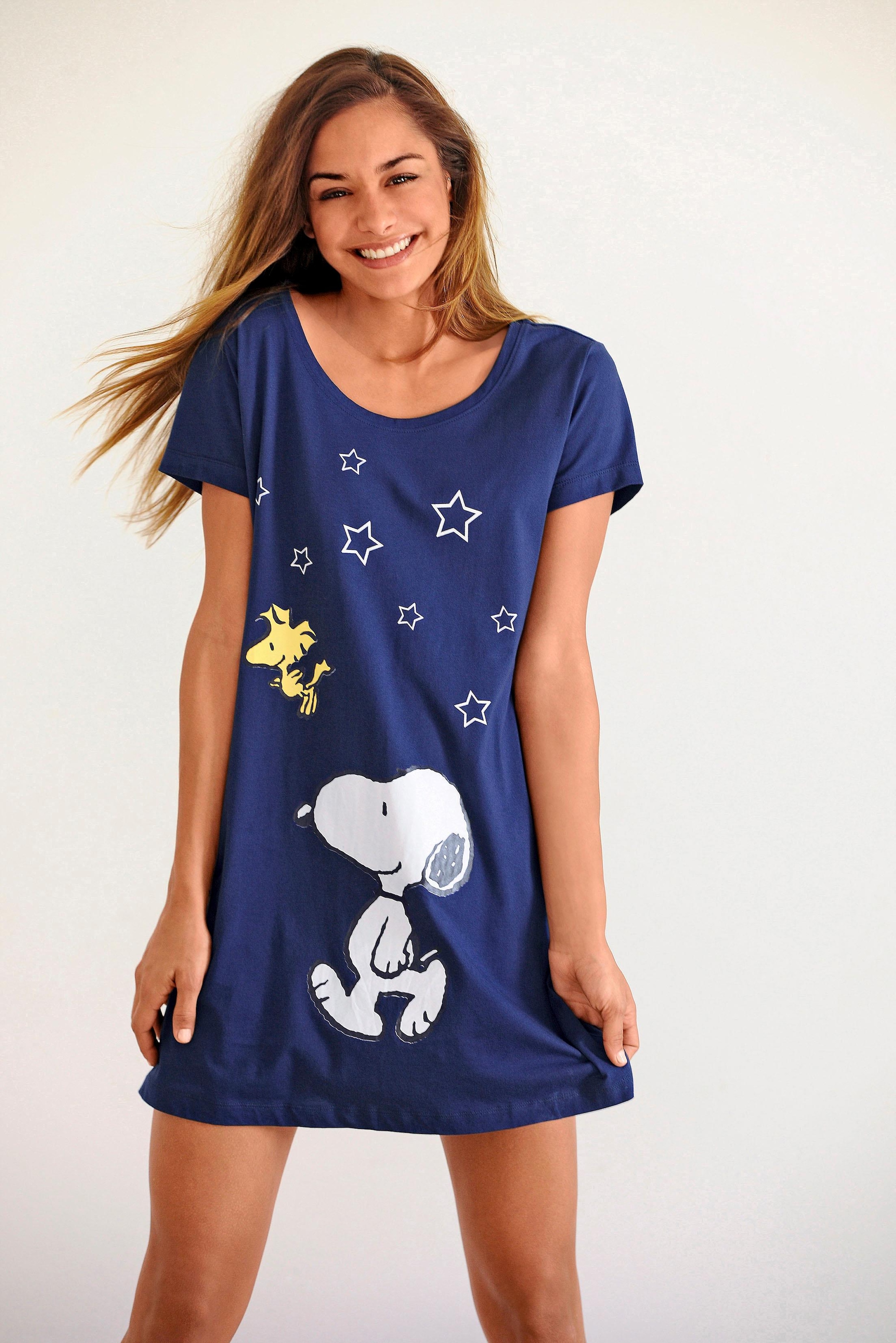 Sleepshirt, mit Snoopy-Print in Minilänge