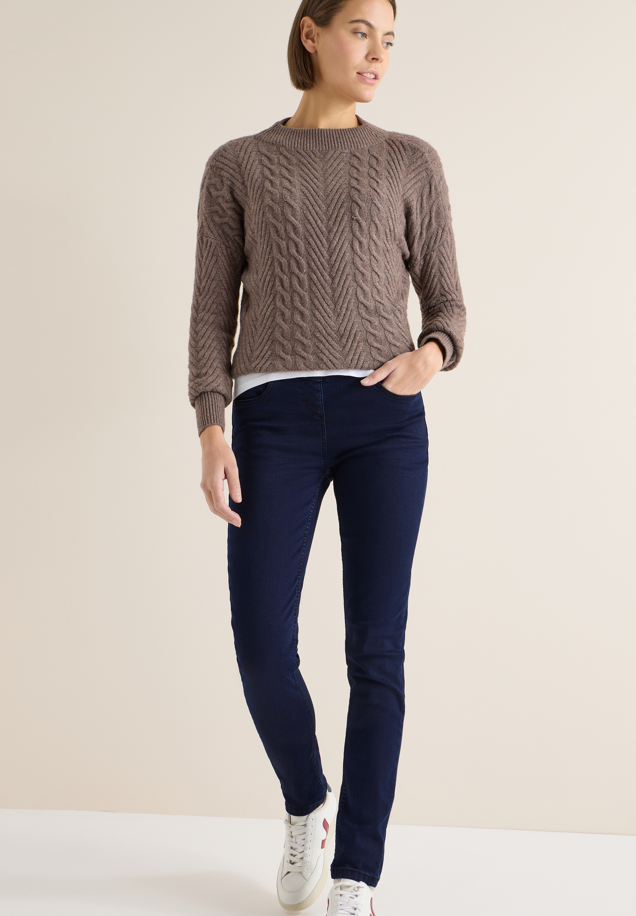 Cecil Skinny-fit-Jeans »Style VICKY« mit elastichem Bund