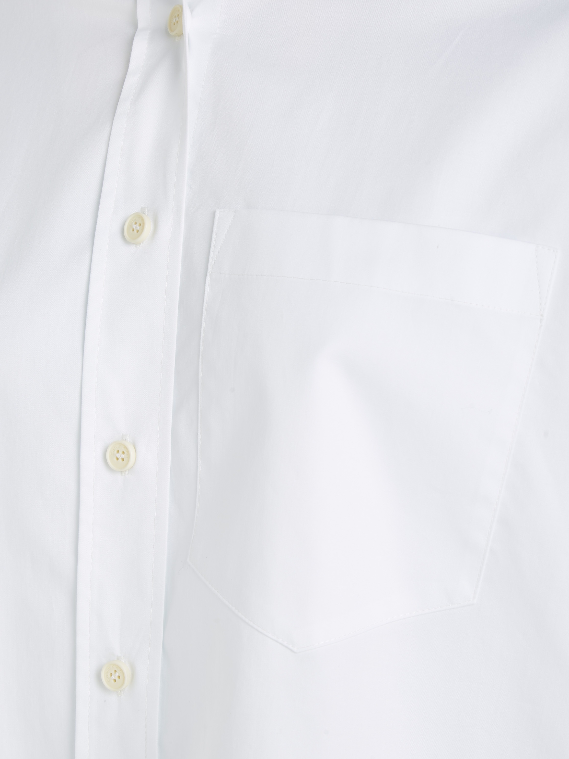 Calvin Klein Hemdbluse »RELAXED COTTON SHIRT«, mit durchgehender Knopfleiste