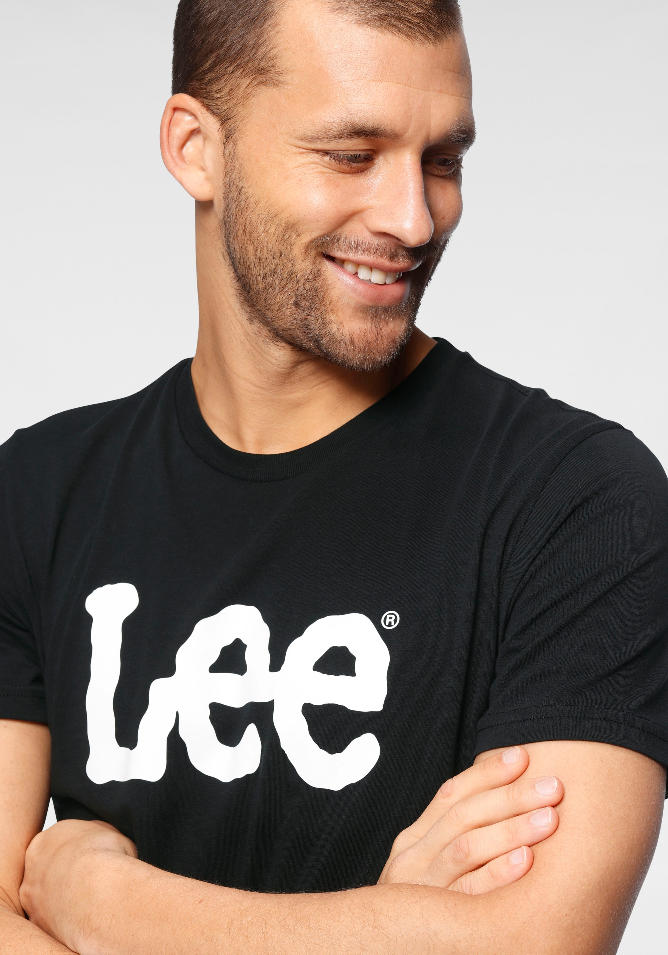 Lee® T-Shirt »Wobbly LOGO TEE«