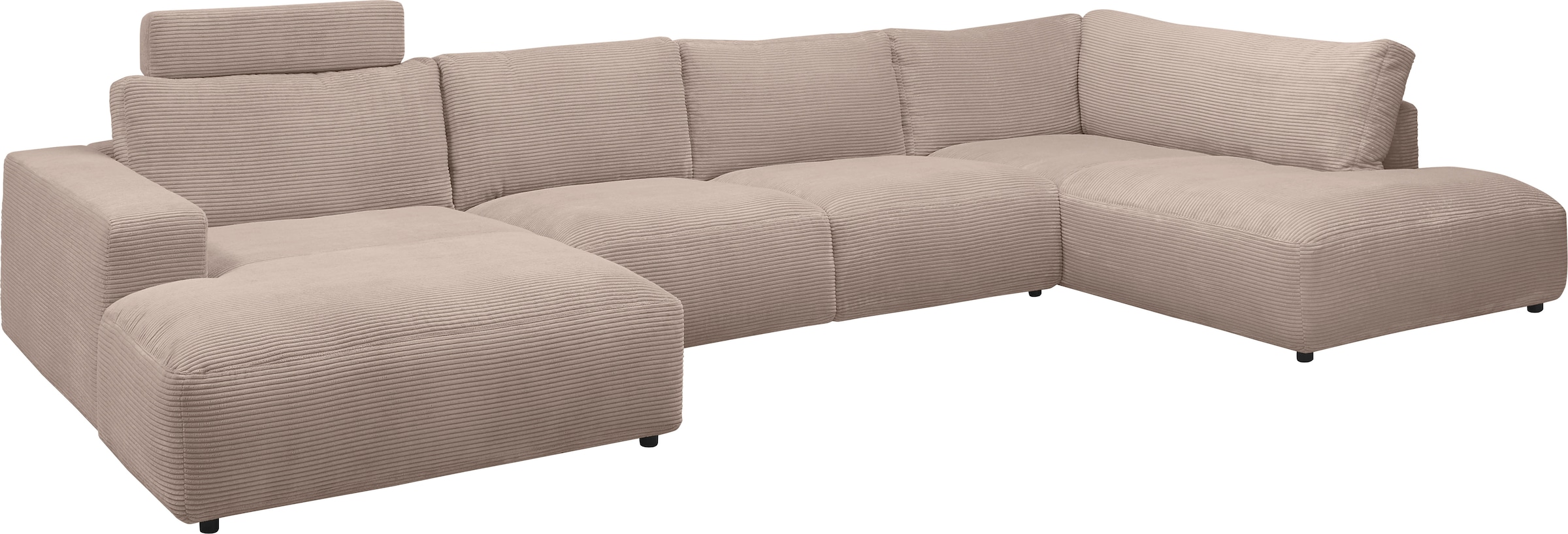 Musterring Wohnlandschaft »Lucia U-Form«, Verschiedene Farben, inkl. Kopfstütze, Gesamtbreite 434 cm