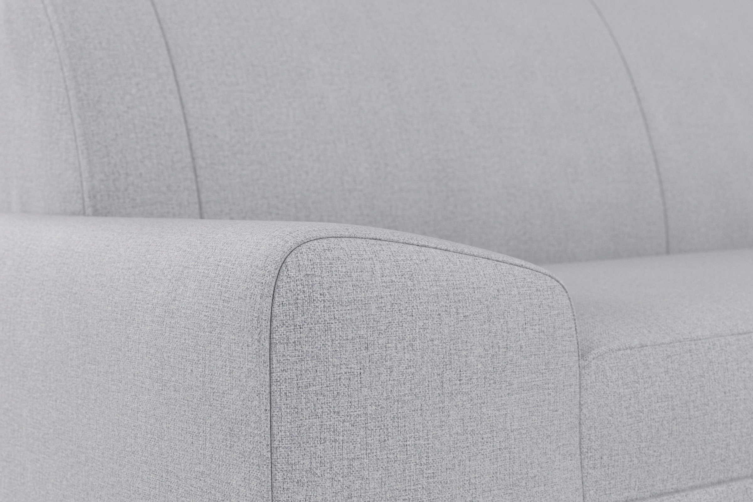 DOMO collection Ecksofa »Anzio in kubischer Formensprache, flache Armlehnen, L-Form«, Wahlweise mit Bettfunktion und Federkern für hohen Sitzkomfort