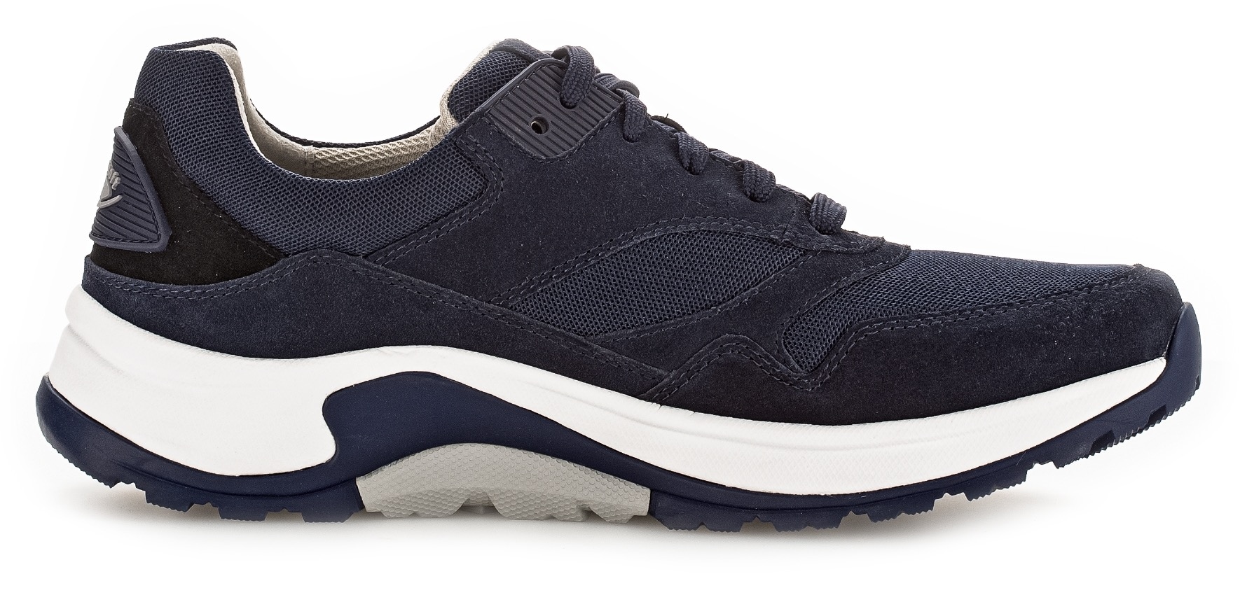 Gabor Rollingsoft Keilsneaker, Freizeitschuh, Halbschuh, Schnürschuh mit Wechselfußbett, Weite G