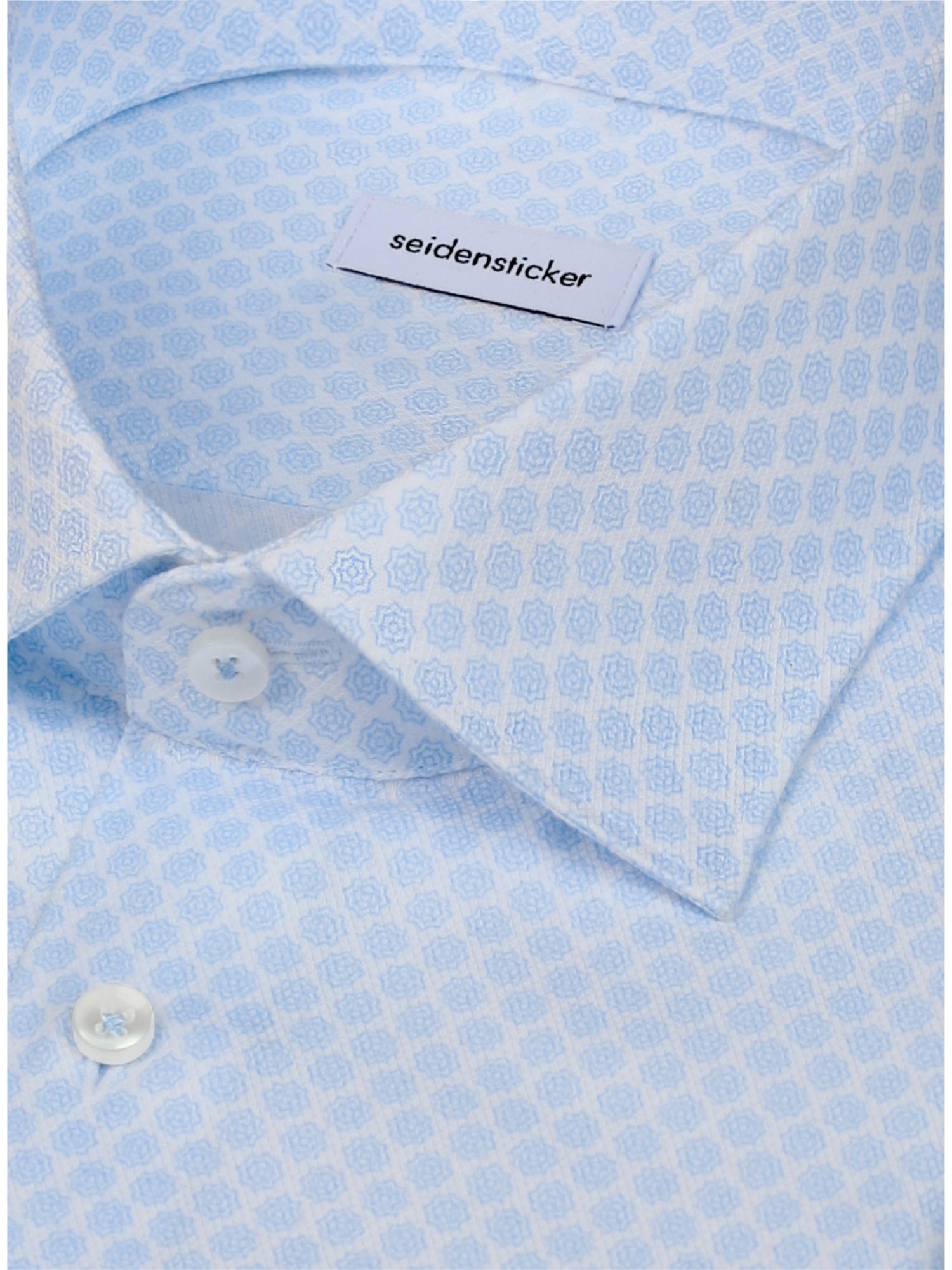 seidensticker Businesshemd »Schwarze Rose« X-Slim 1/1 Kentkragen Druck