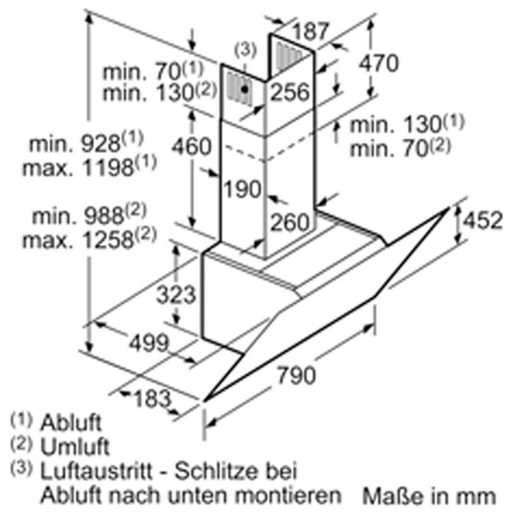 SIEMENS Kopffreihaube »LC87KHM10«, Serie iQ300