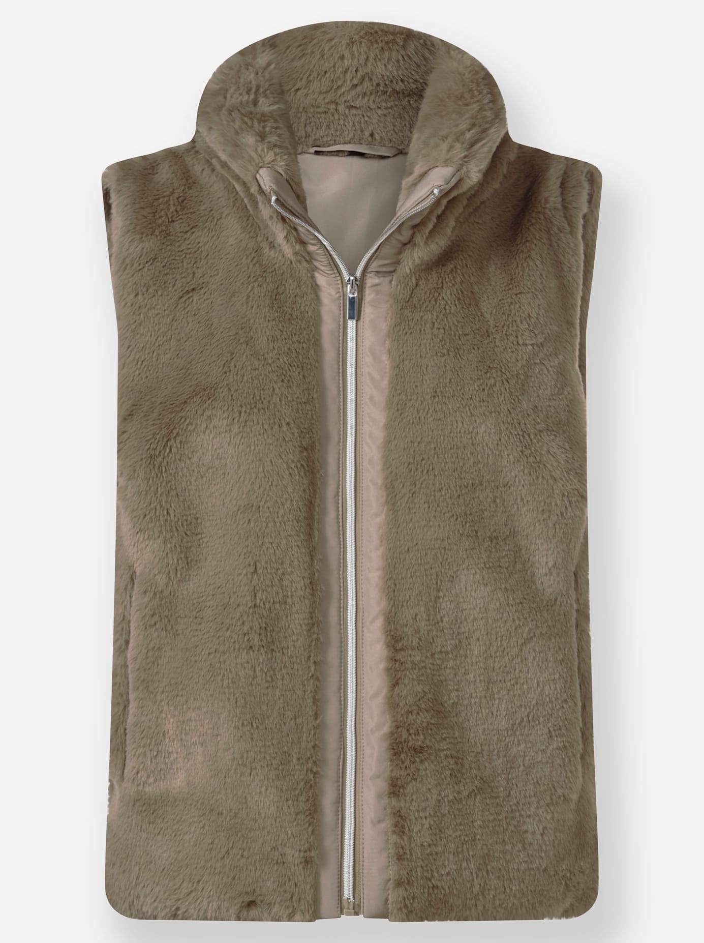 Inspirationen Fellimitatweste