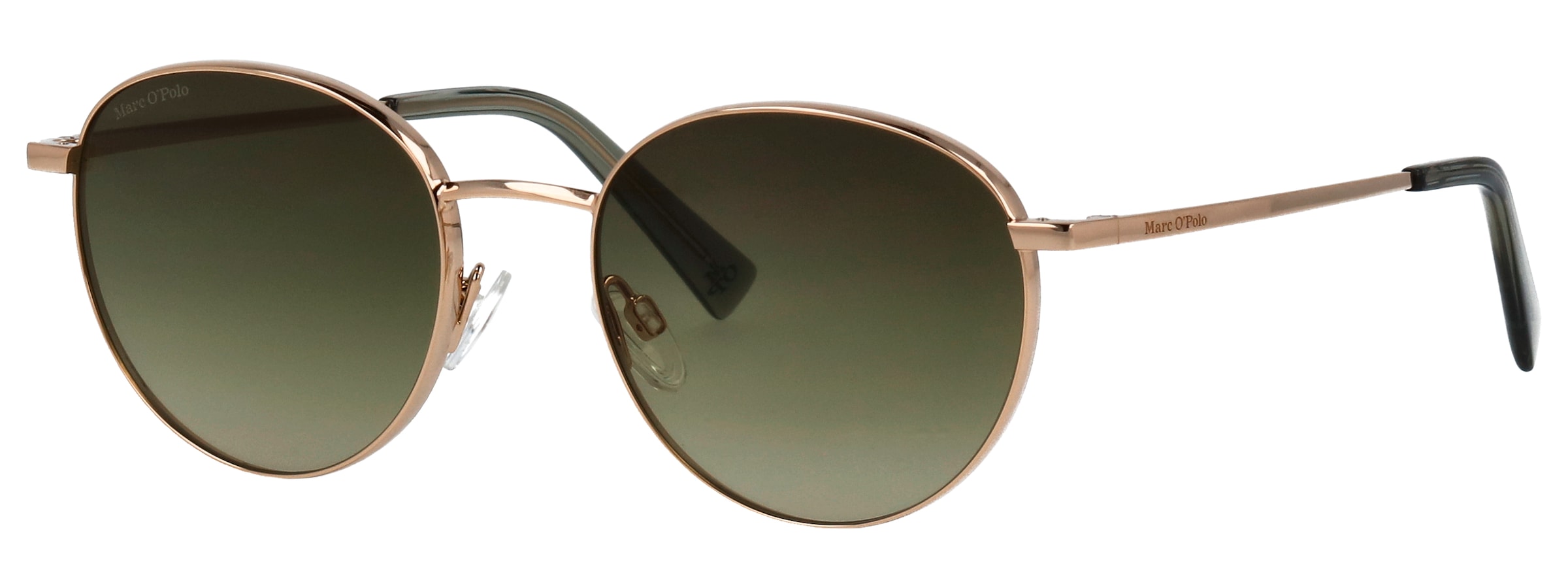 Marc O'Polo Sonnenbrille »Modell 505123« Form Panto, Logoschriftzug auf Bügel, Metallfassung