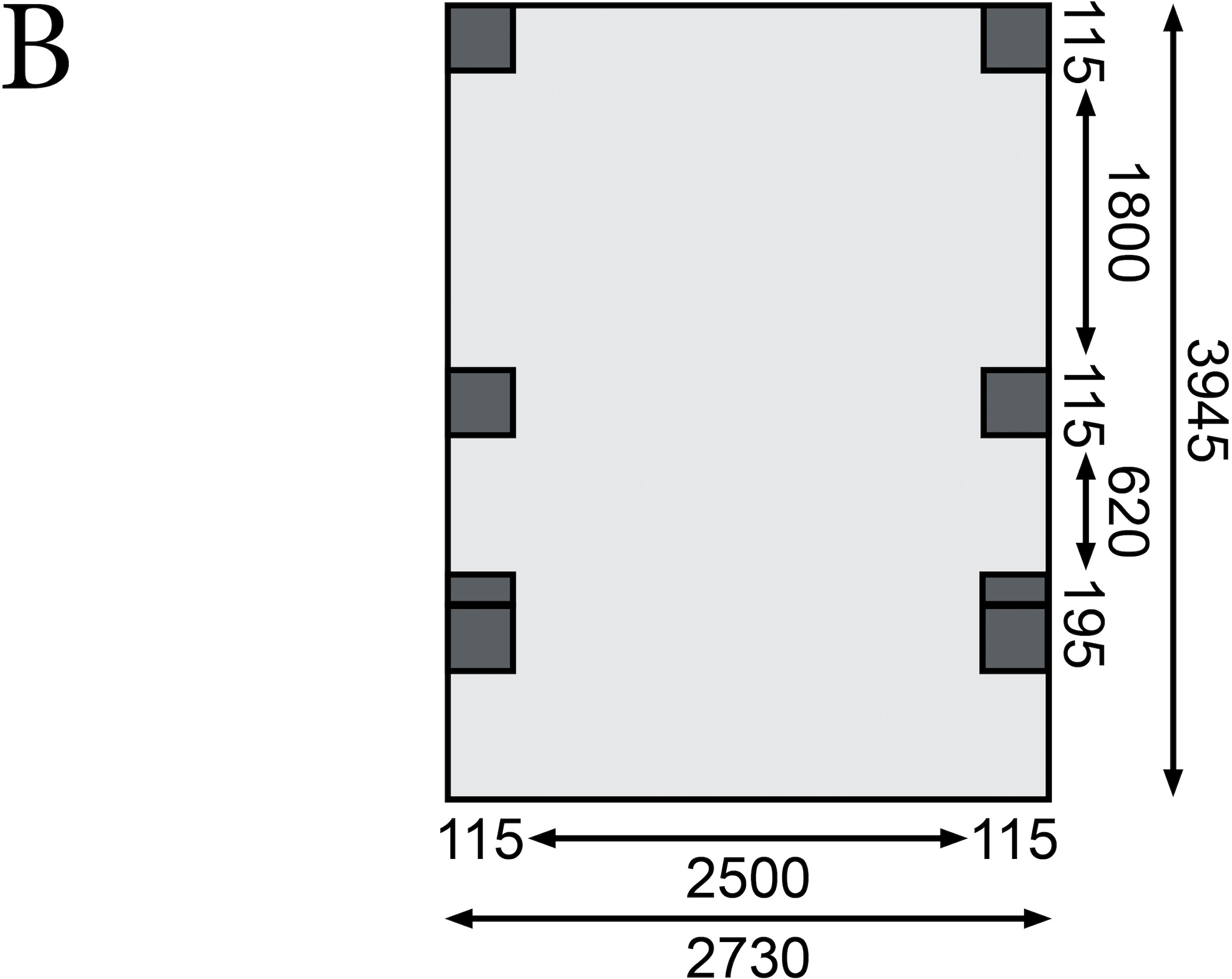 Karibu Einzelcarport »»Classic 1 SET« Stahl-Dach Variante C, mit zwei Einfahrtsbogen« Massivholz 250 cm KDI aus Masivholz