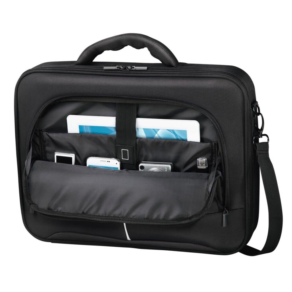 Hama Laptoptasche »Notebook Tasche bis 44 cm (17,3 Zoll), mit Trolleyband, schwarz«