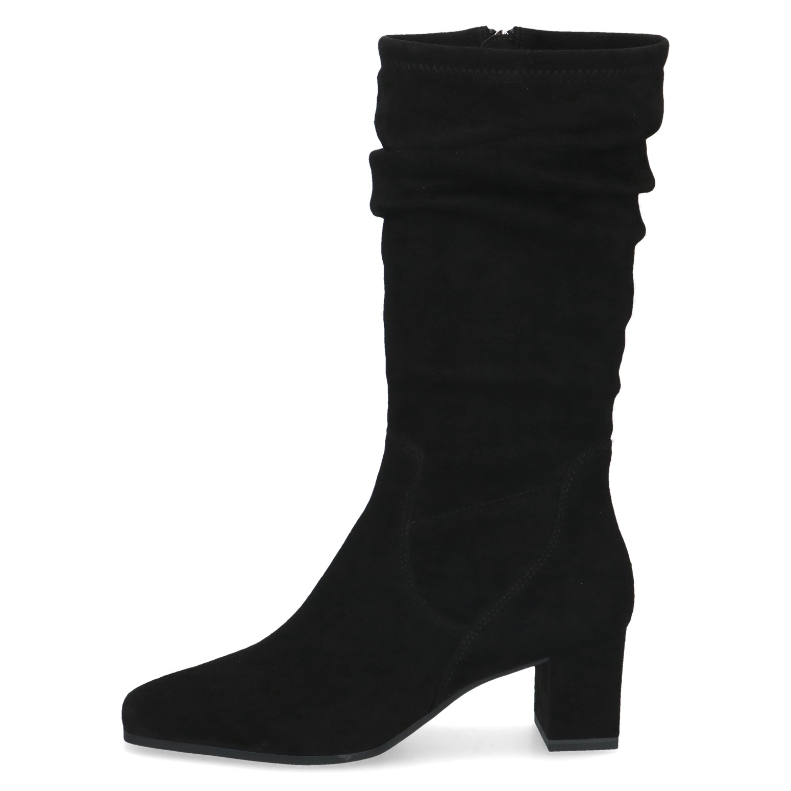 Caprice Stiefel  Blockabsatz, Langschaftstiefel mit slouchy Falten am Schaft