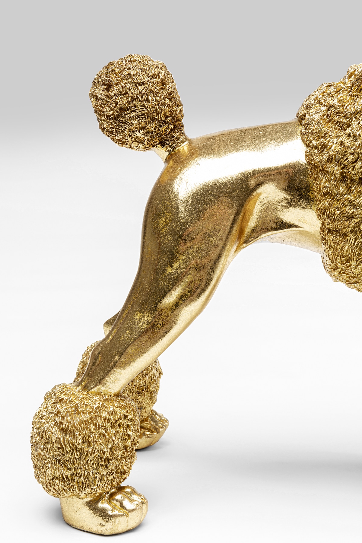 Kare Design Dekofigur »Mrs Poodle Gold 34cm«