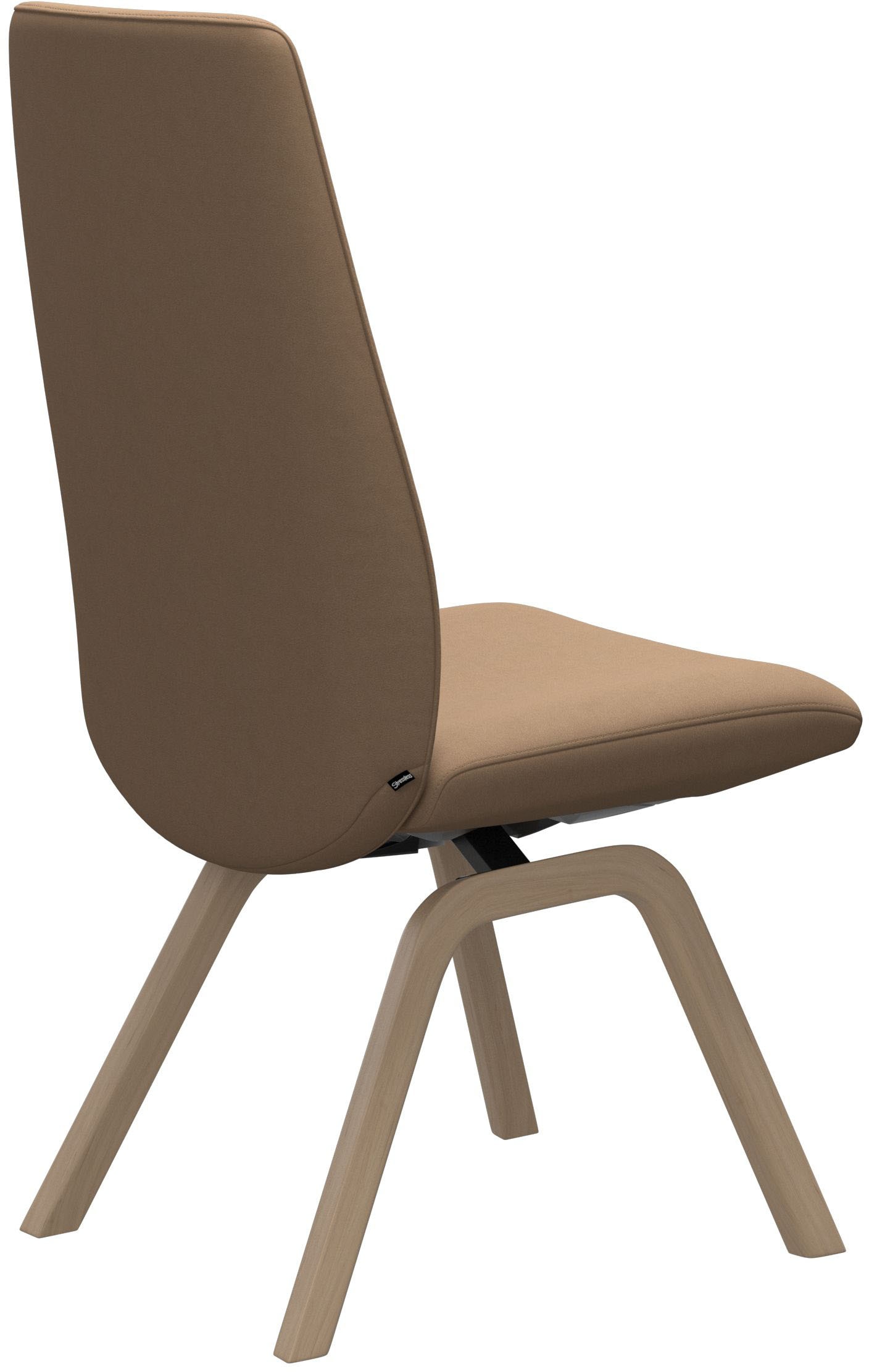 Stressless® Polsterstuhl »Laurel«, Microfaser DINAMICA, High Back, Größe L, mit schräggestellten Beinen in Walnuss
