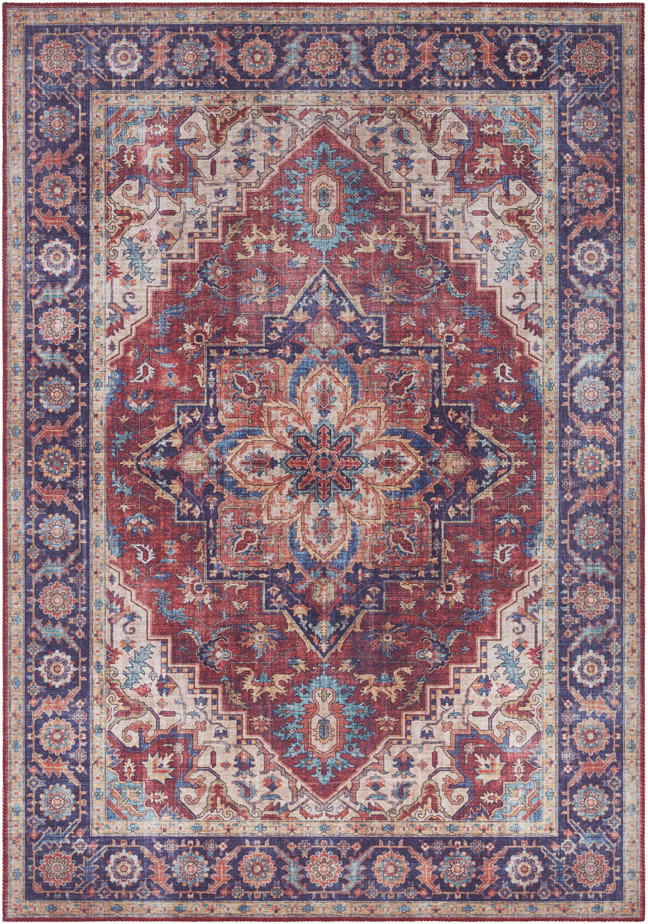 HANSE Home Teppich »Anthea«, rechteckig, 5 mm Höhe, Orientalisch, Läufer, Vintage, Wohnzimmer, Schlafzimmer, Esszimmer