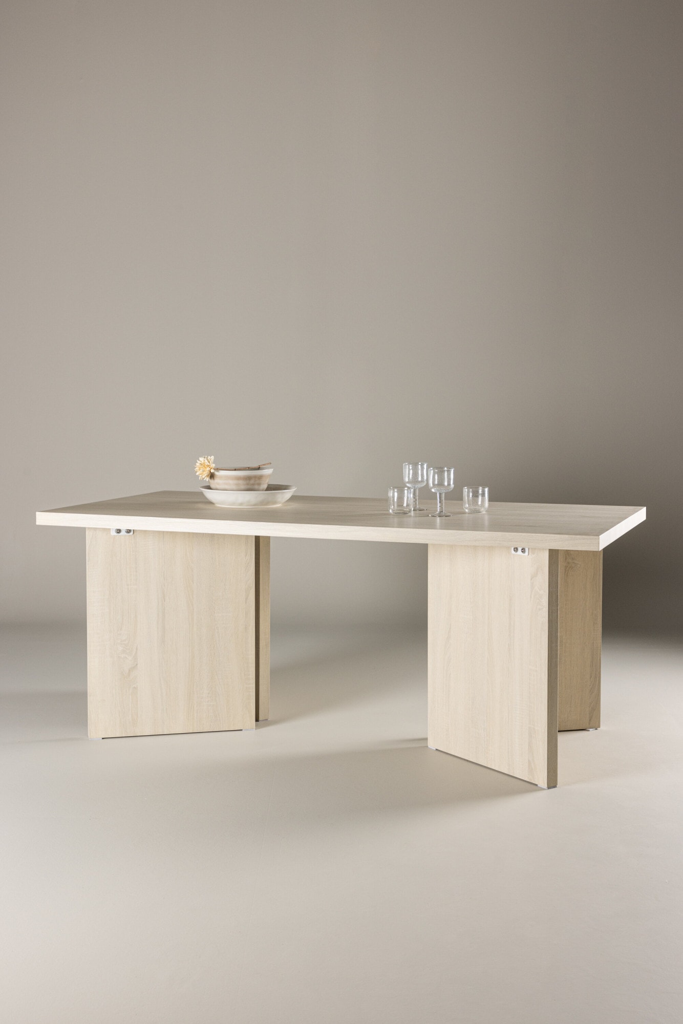 Venture Home Esstisch »Bassholmen, rechteckiger Esstisch, 180 × 90 cm« Esszimmertisch, MDF, rechteckig, einheitlich, einladend, robust