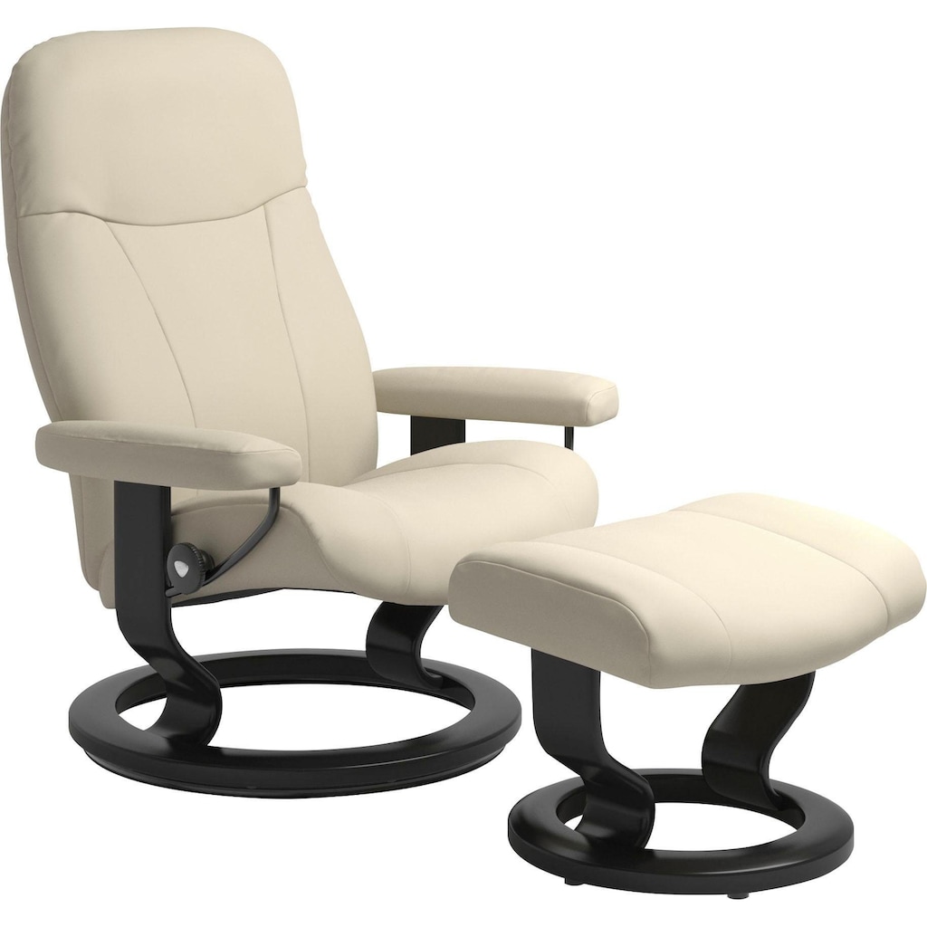 Stressless® Relaxsessel »Garda«, (Set, Relaxsessel mit Hocker)