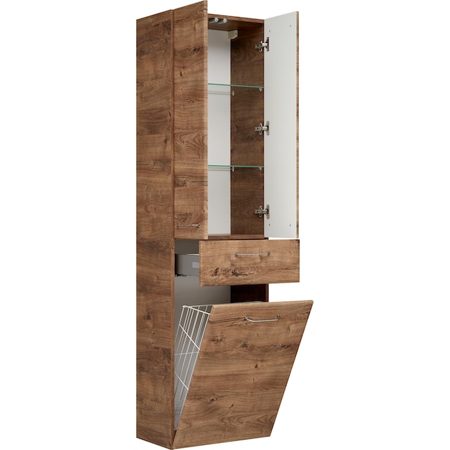 PELIPAL Hochschrank »Quickset«, Breite 50 cm, Höhe 185,5 cm,  Glaseinlegeböden, Türdämpfer bequem kaufen
