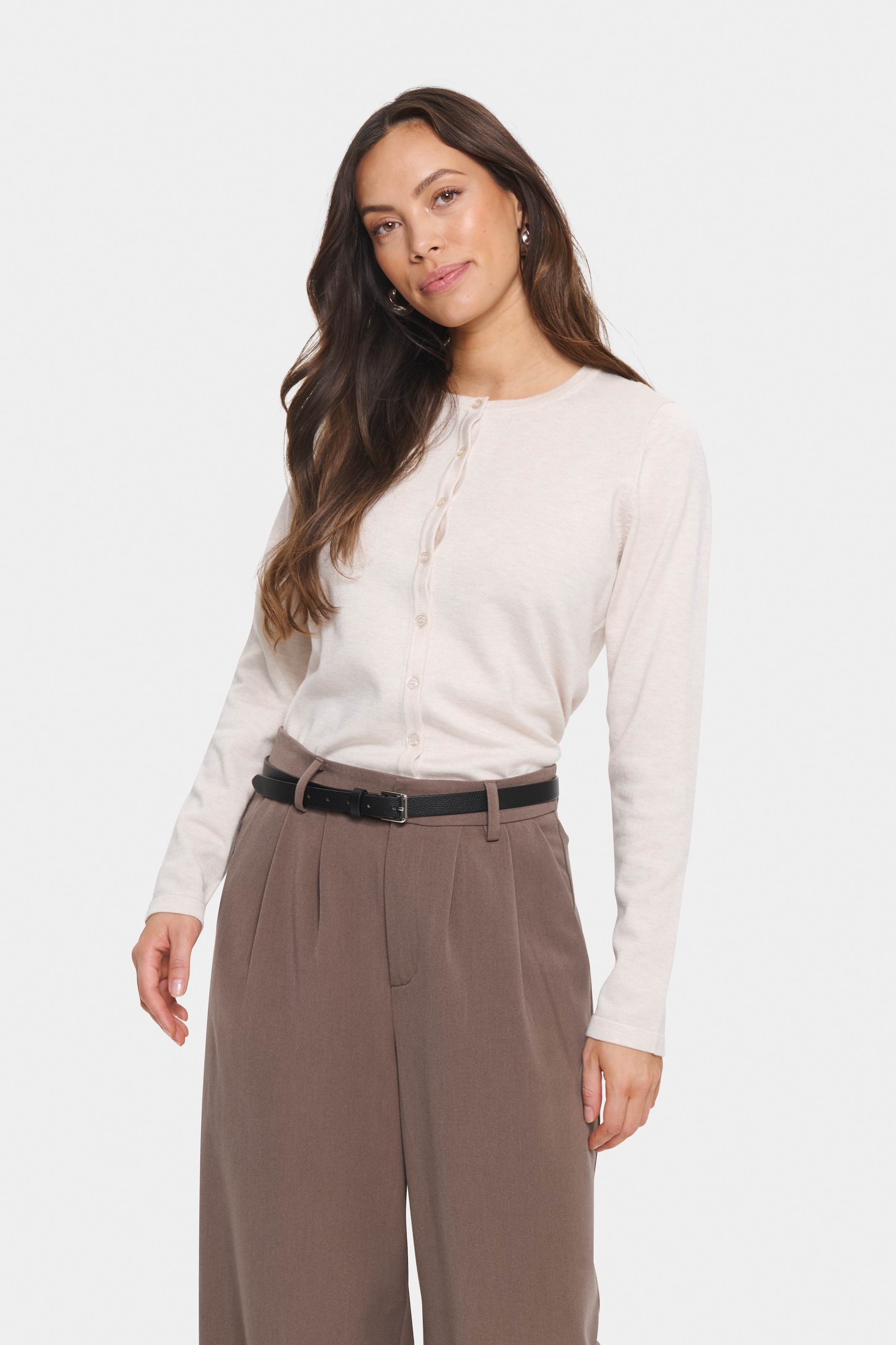Saint Tropez »A8661, MilaSZ R-Neck Cardigan« Viskosemischung, Classic fit