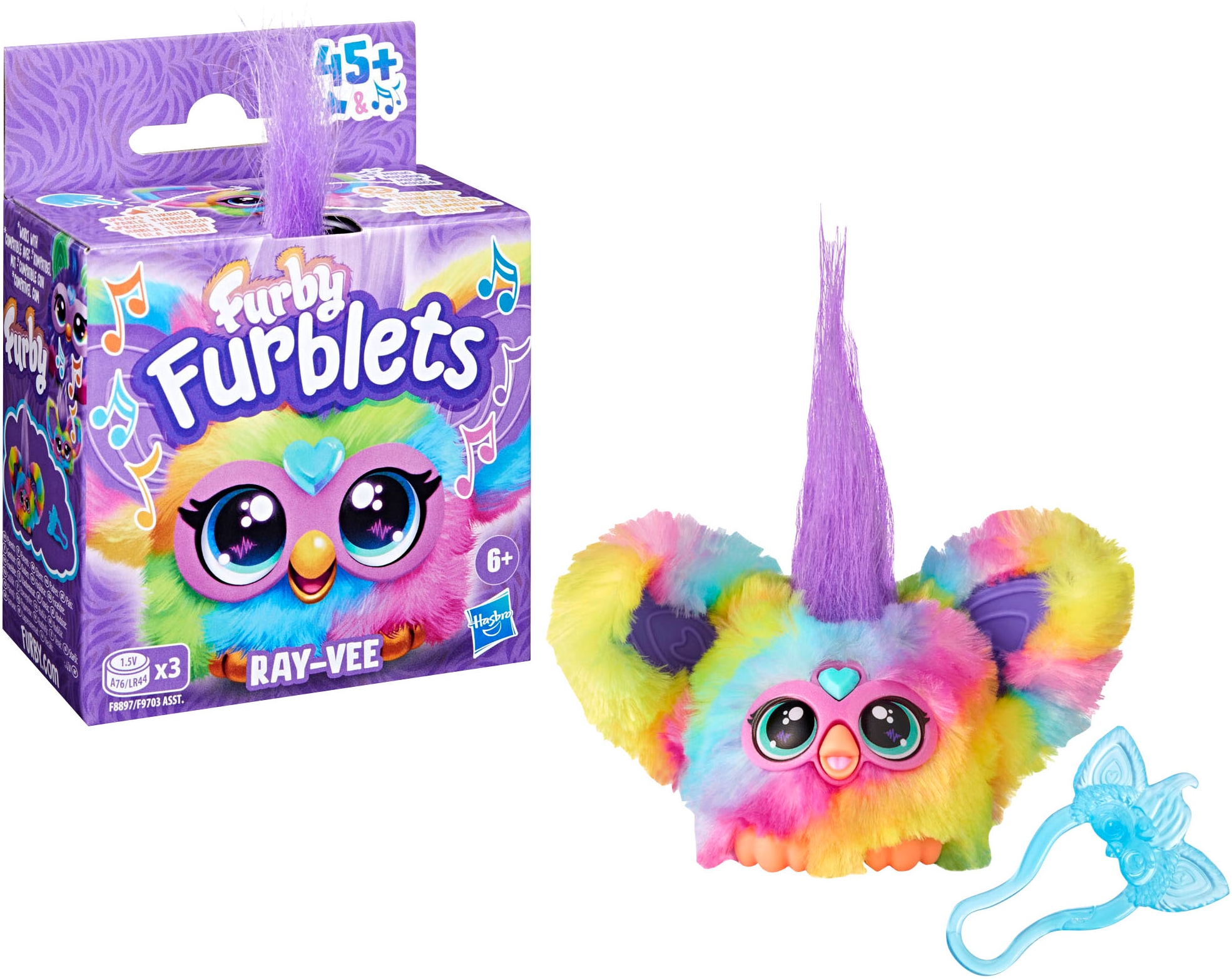 Hasbro Plüschfigur »Furby, Furblets Ray-Vee«, mit Sound