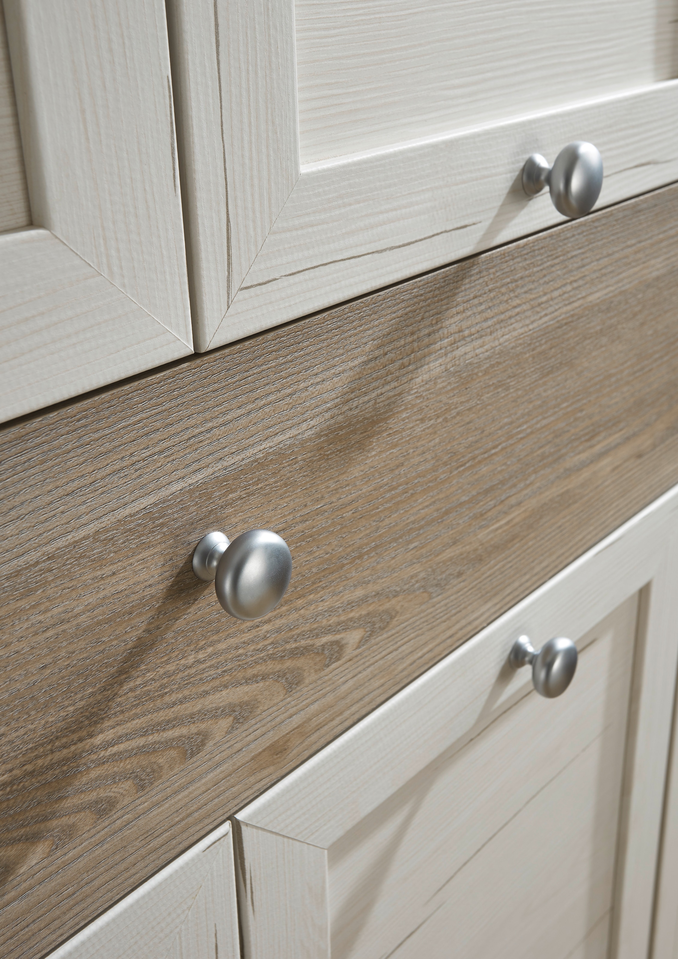 HBZ Schuhschrank »Brixen im Landhaustil, BxHxT 98x195x38 cm«, (1 St.), Schuhschrank mit 2 Türen, 7 Einlegeböden, fester Boden